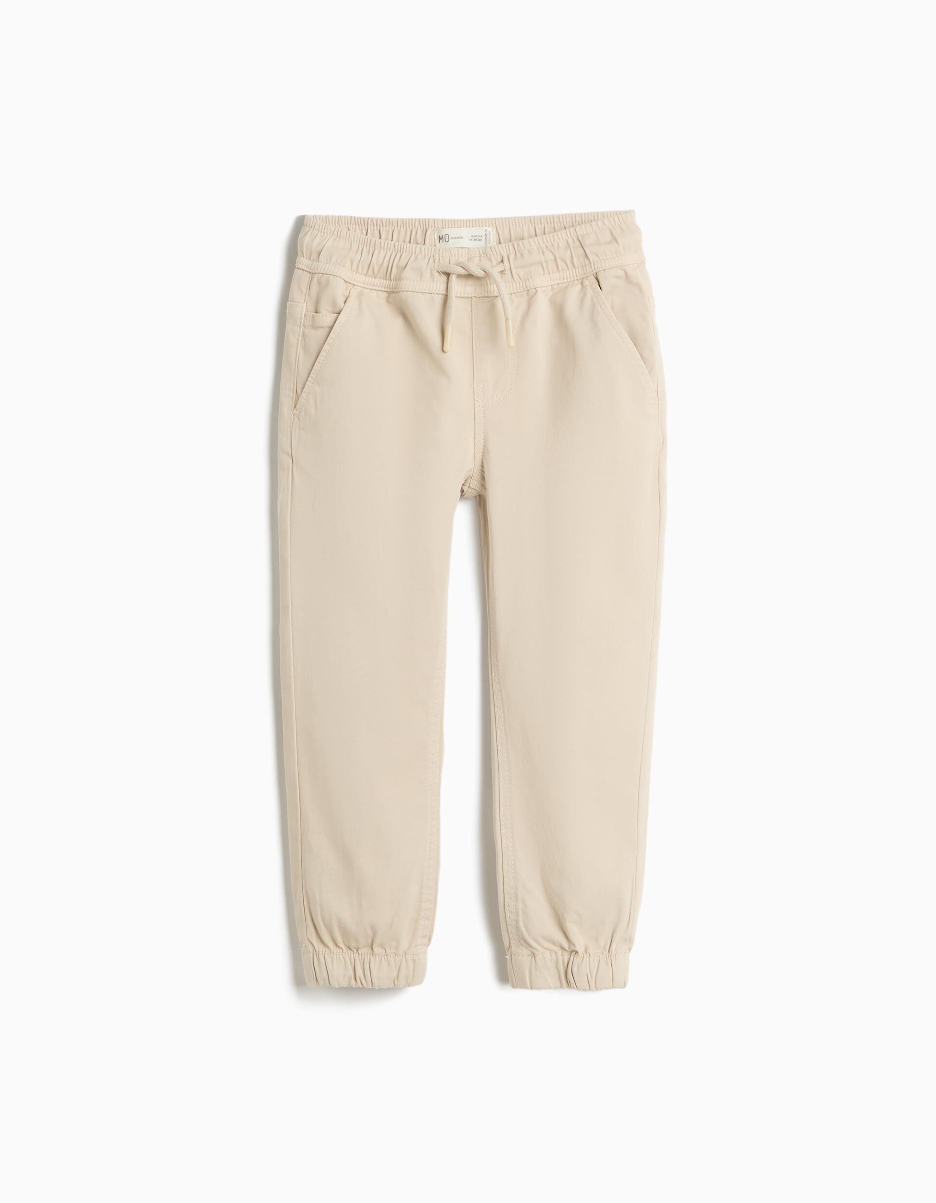 Comprar Online Cal&ccedil;as Jogger, Menino, Bege Claro
