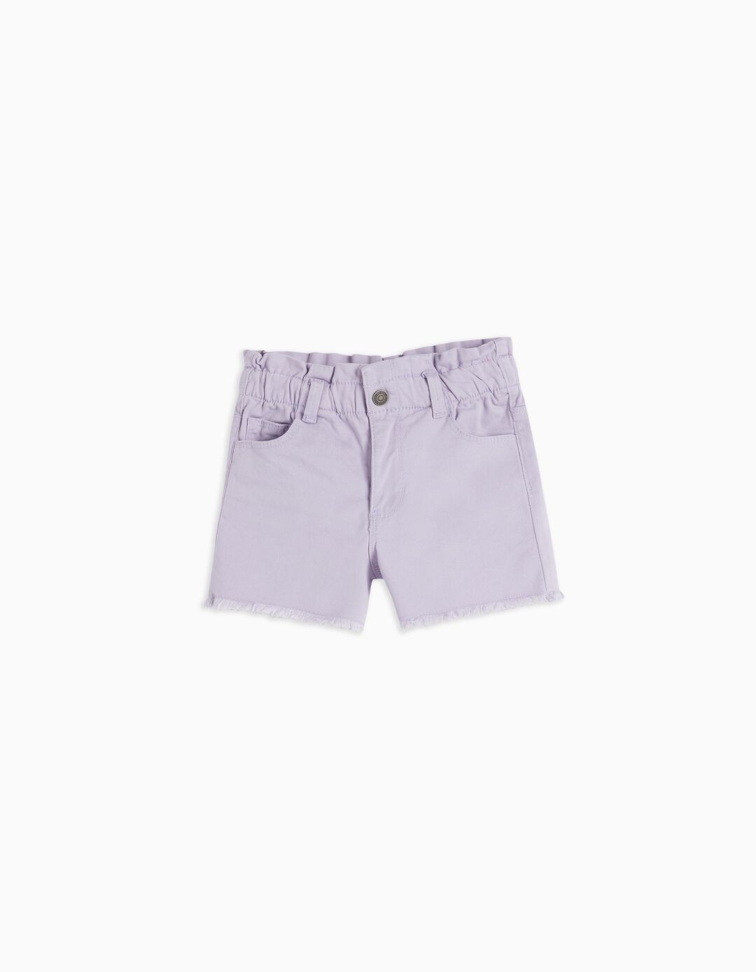 Denim Shorts, Girls, Lilac