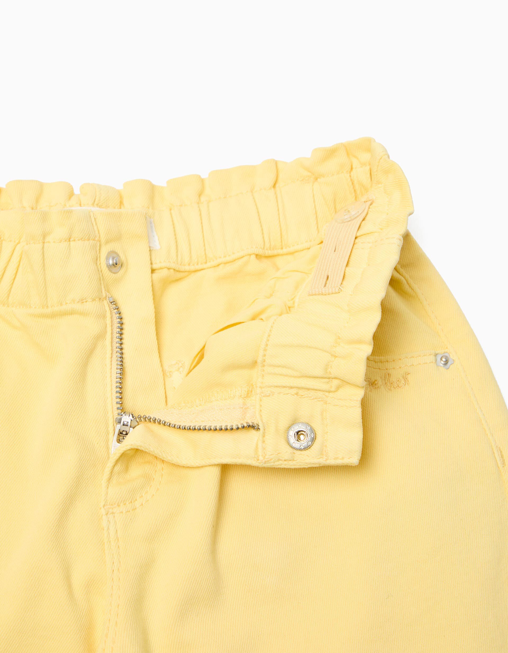 Comprar Online Cal&ccedil;as de Ganga Paperbag, Menina, Amarelo Claro