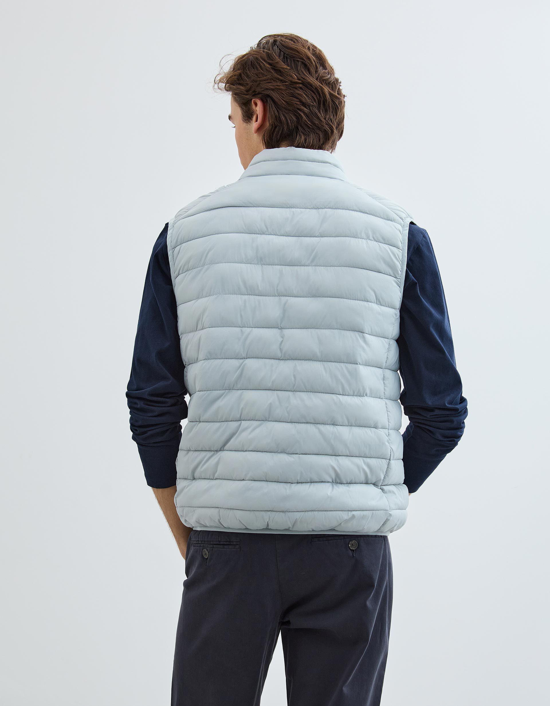 Comprar Online Colete Acolchoado, Homem, Azul Claro