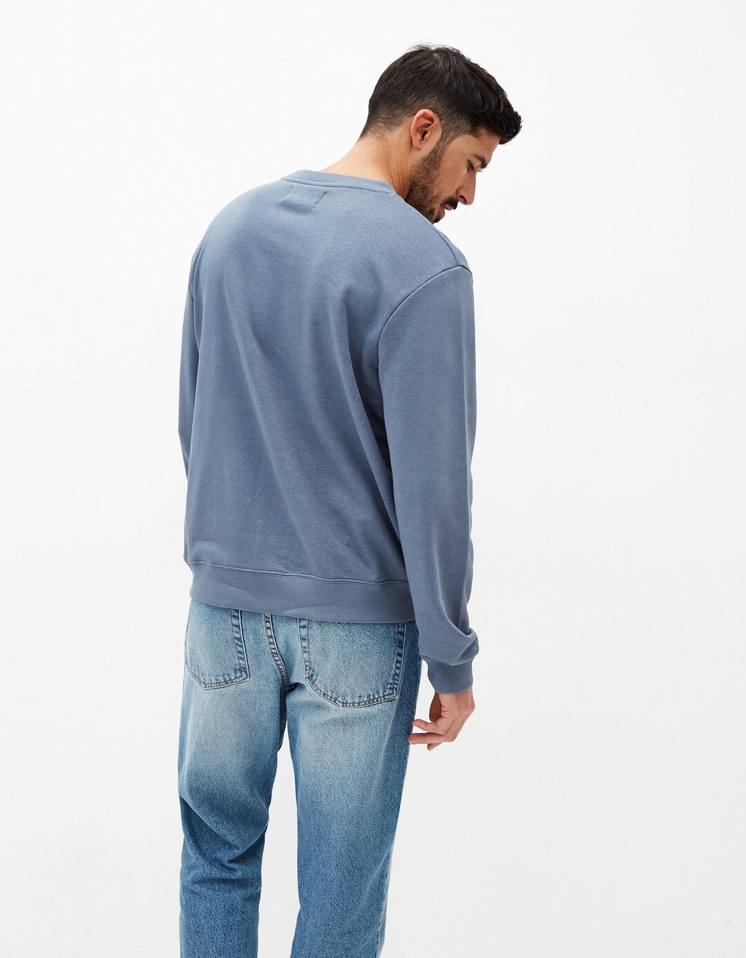 Sweatshirt de Felpa, Homem, Azul