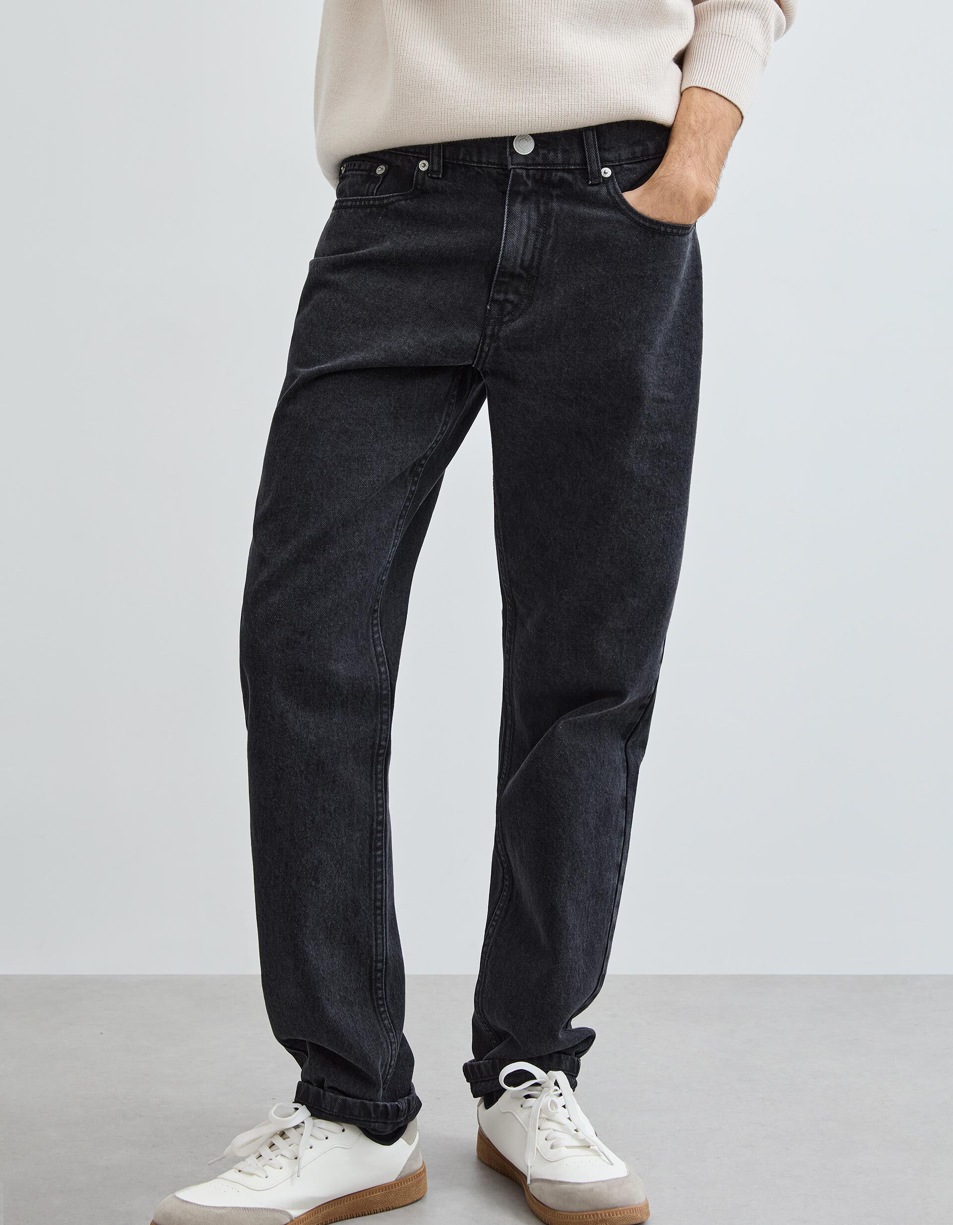 Comprar Online Cal&ccedil;as de Ganga 'Slim Fit', Homem, Preto