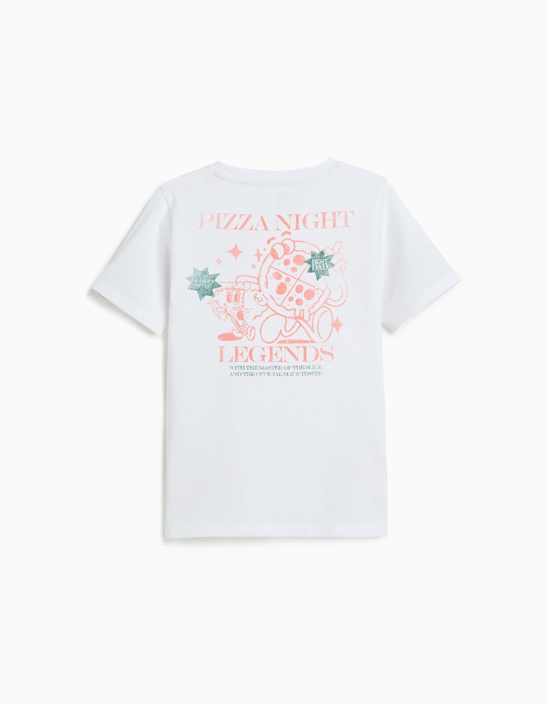 T-shirt Dia do Pai, Menino, Branco