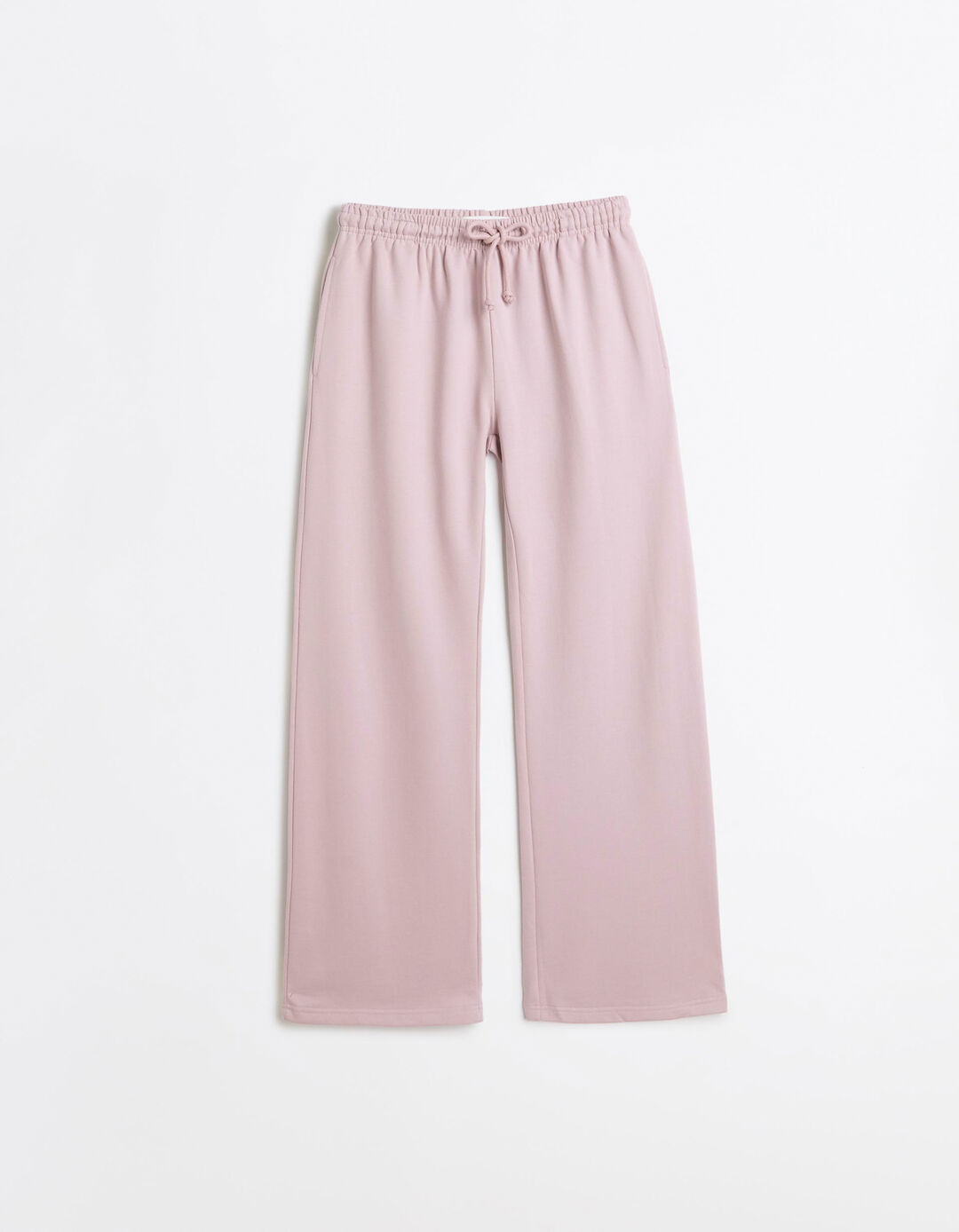 Cal&ccedil;as Jogger Wide Leg, Mulher, Rosa Claro