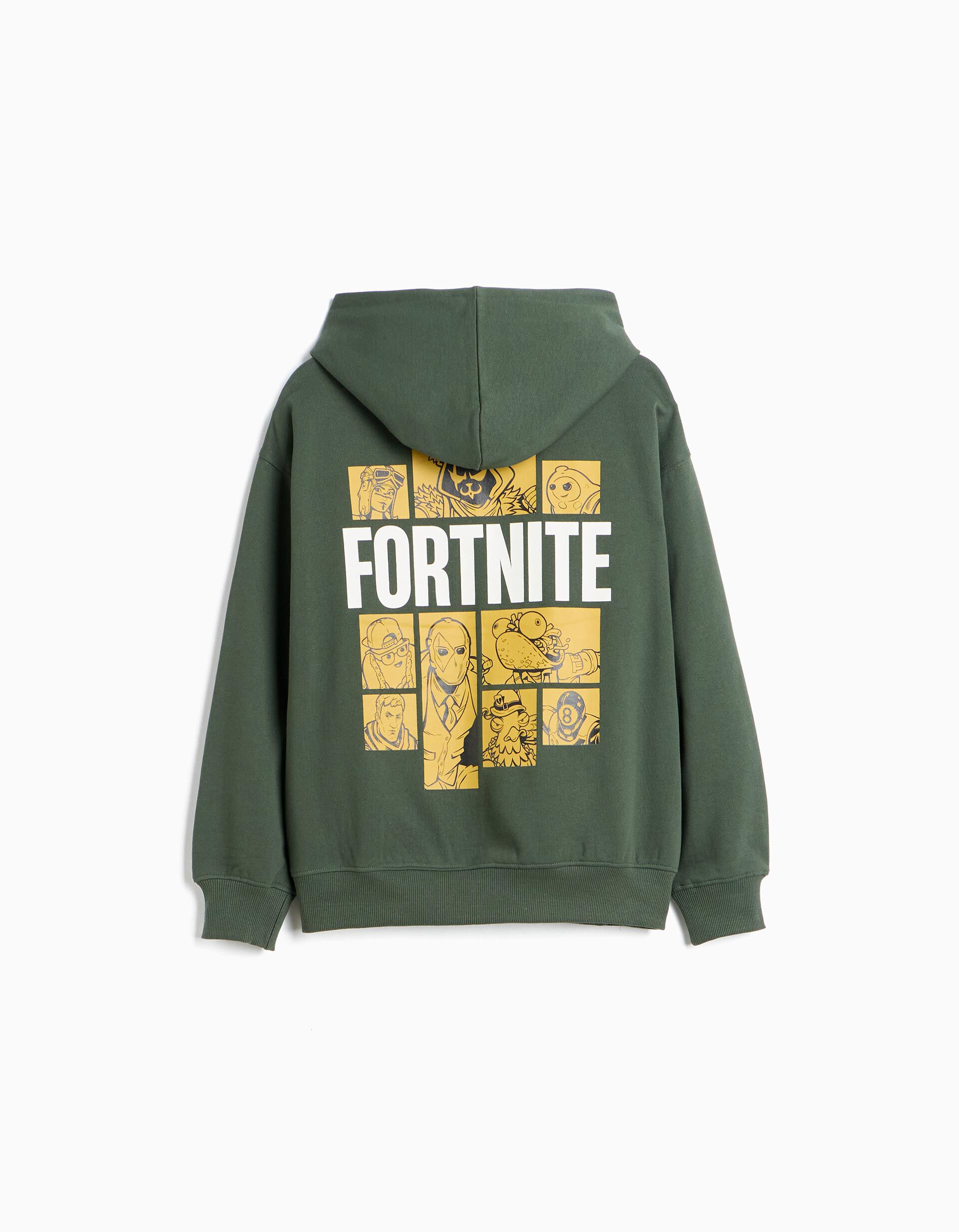 Comprar Online Sweatshirt 'Fortnite', Menino, Verde Escuro
