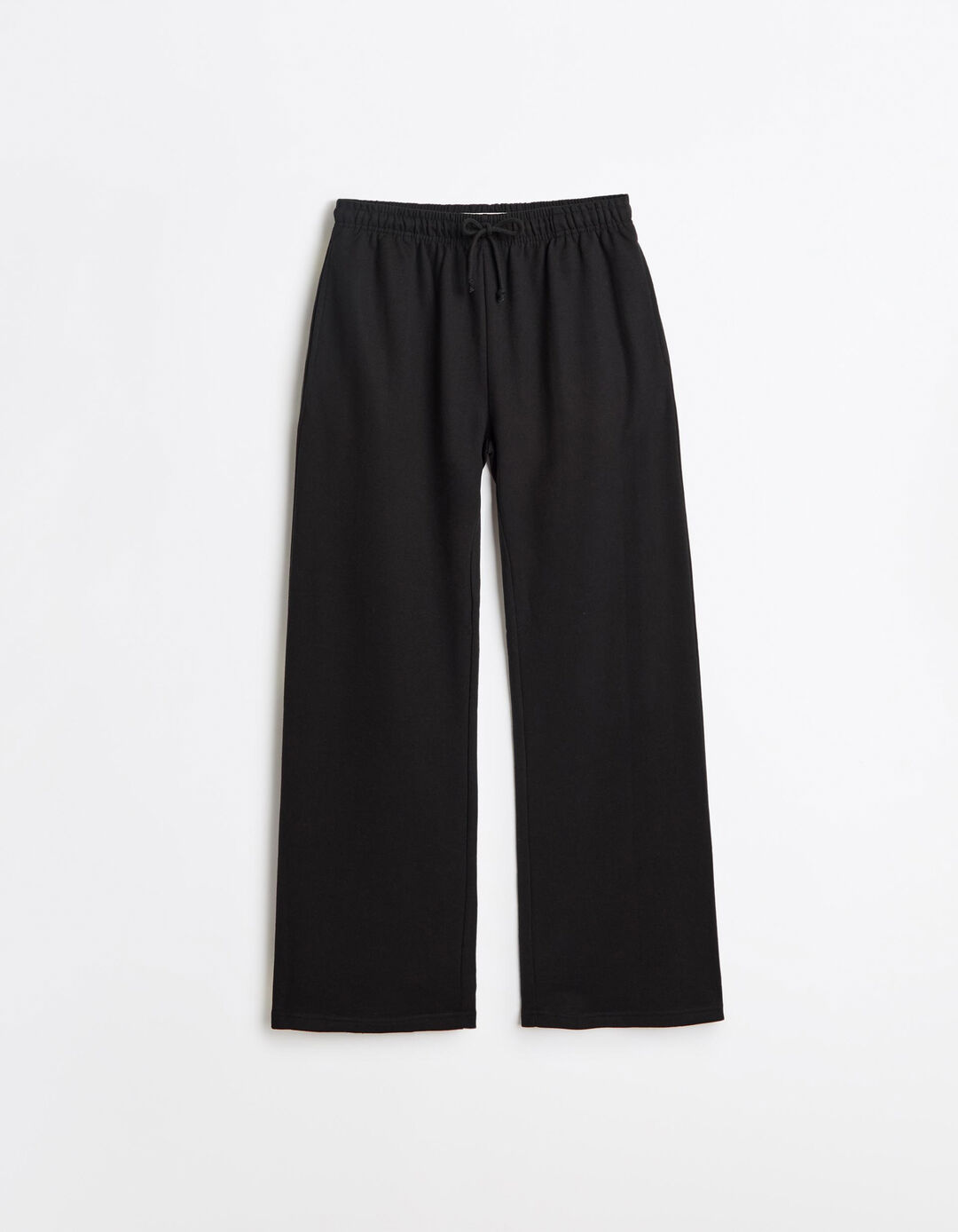 Cal&ccedil;as Jogger Wide Leg, Mulher, Preto