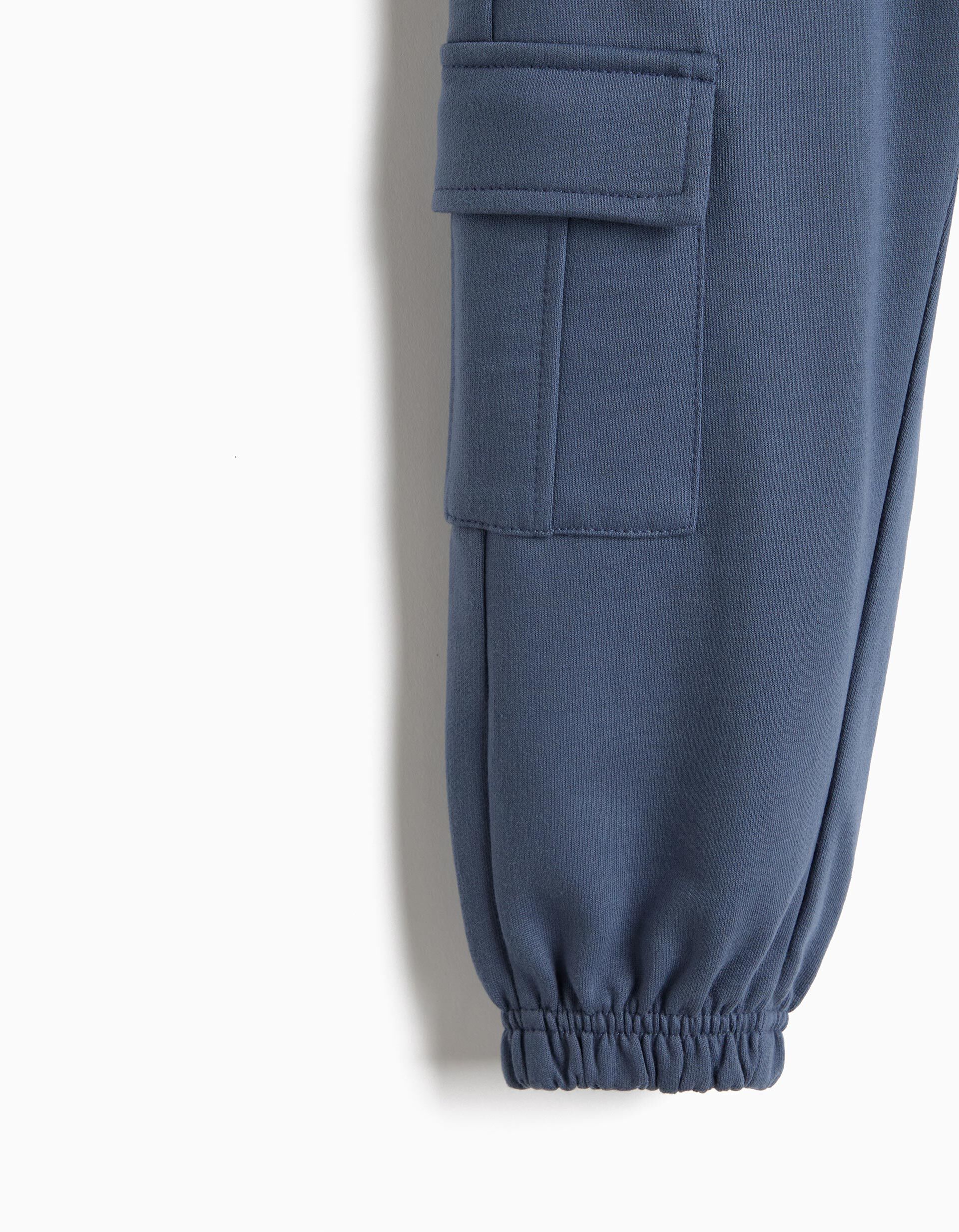 Comprar Online Cal&ccedil;as Jogger De Felpa, Menino, Azul