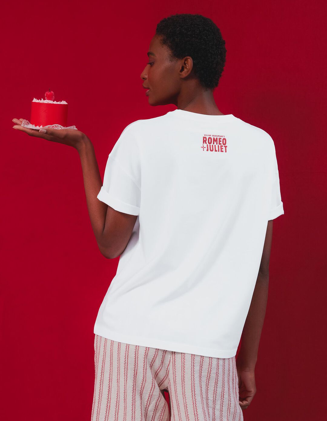 T-shirt Print, Mulher, Branco