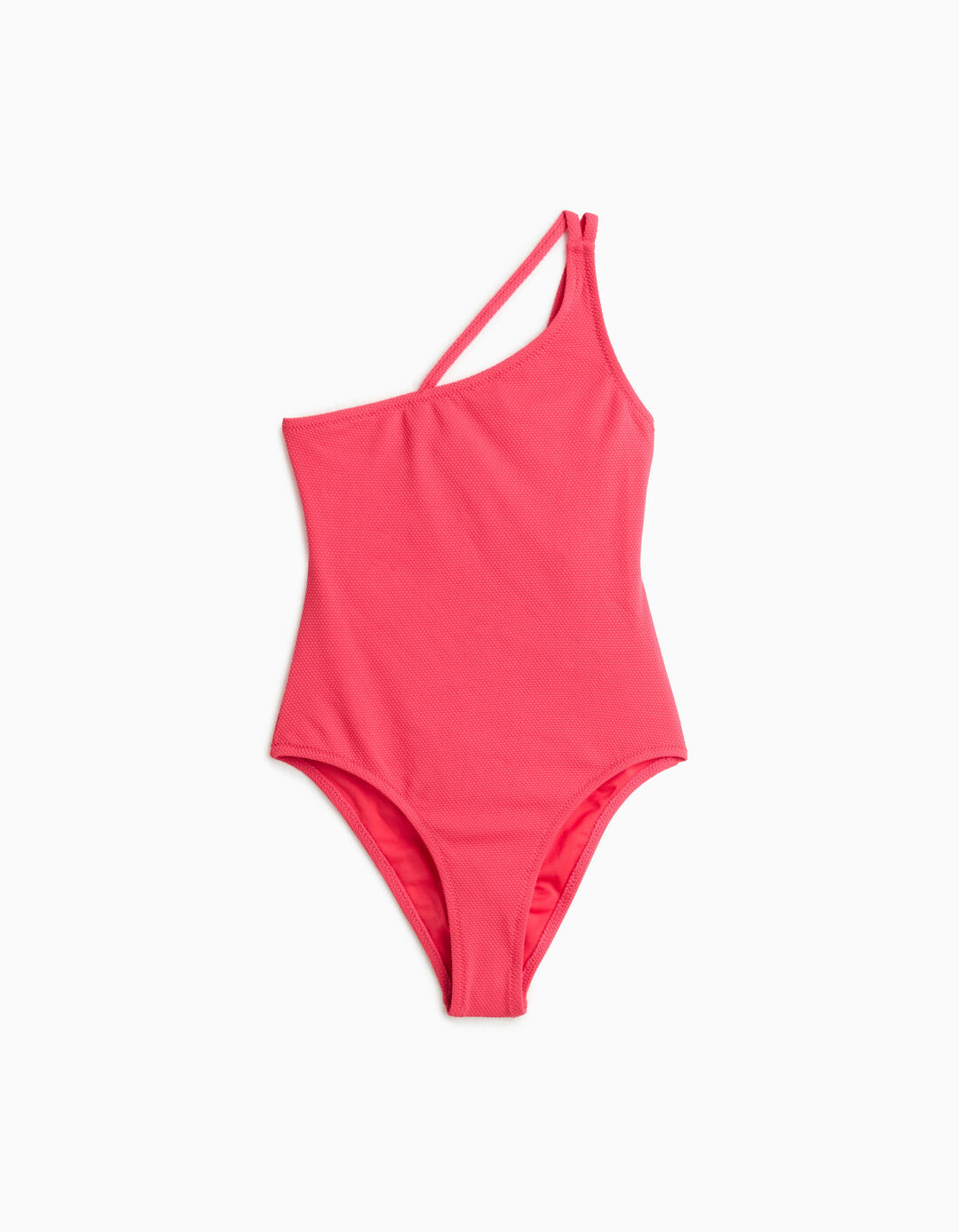 Fato de Banho Assim&eacute;trico, Menina, Rosa Escuro