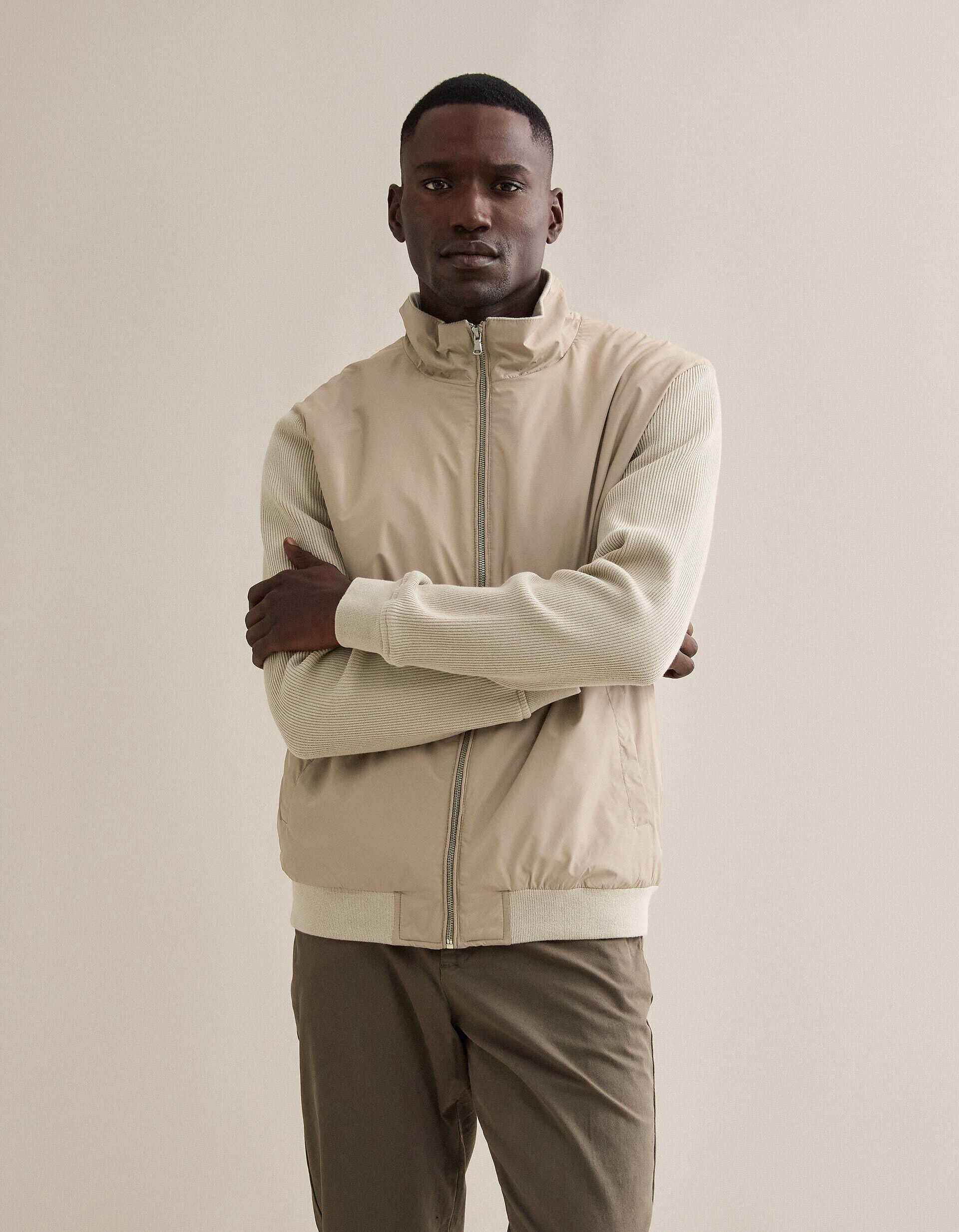 Comprar Online Casaco, Homem, Bege Escuro