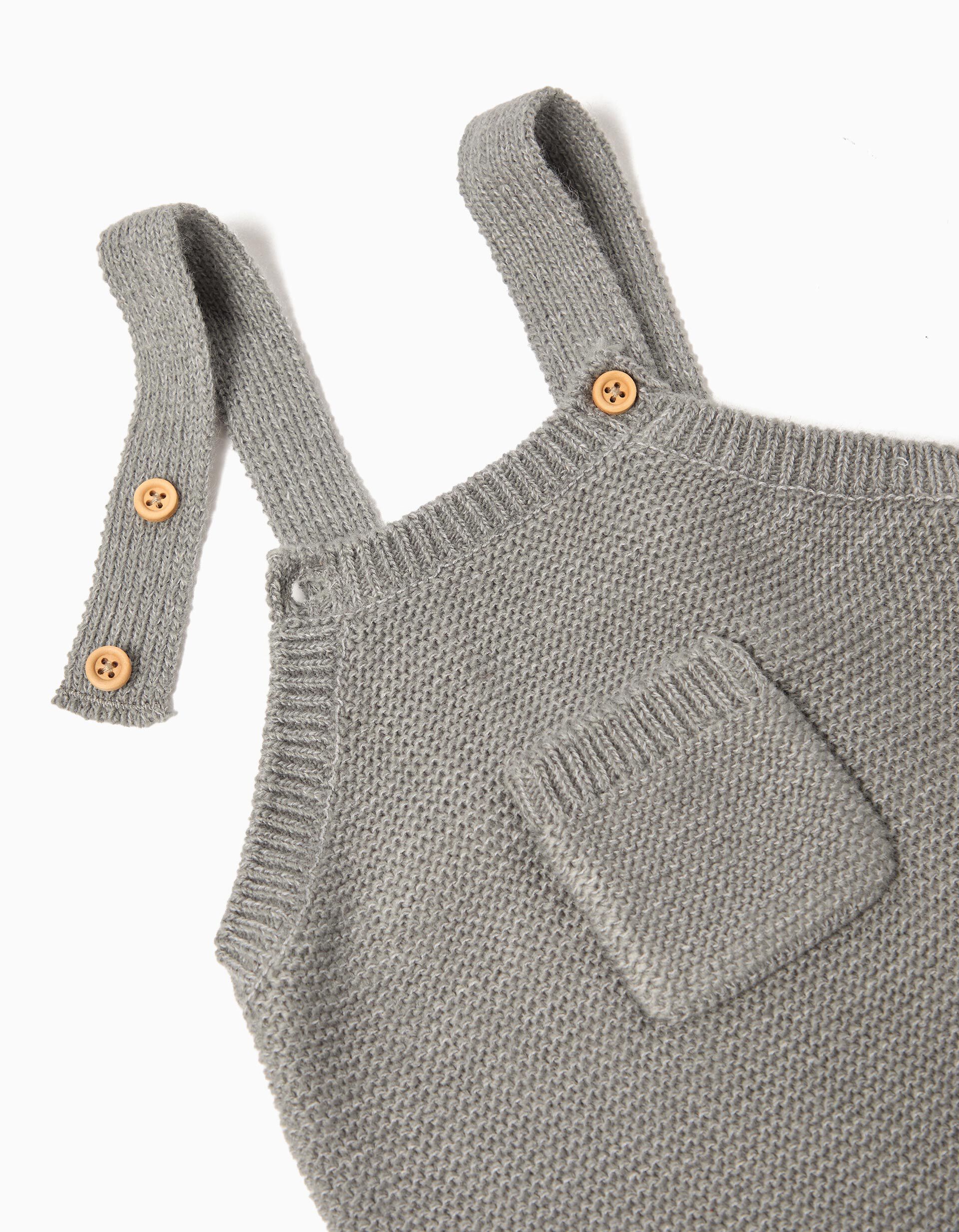 Comprar Online Conjunto Body e Macac&atilde;o, Rec&eacute;m-Nascido, Cinzento 