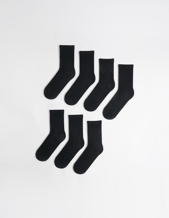 Comprar Online Pack 7 Pares de Meias, Homem, Preto