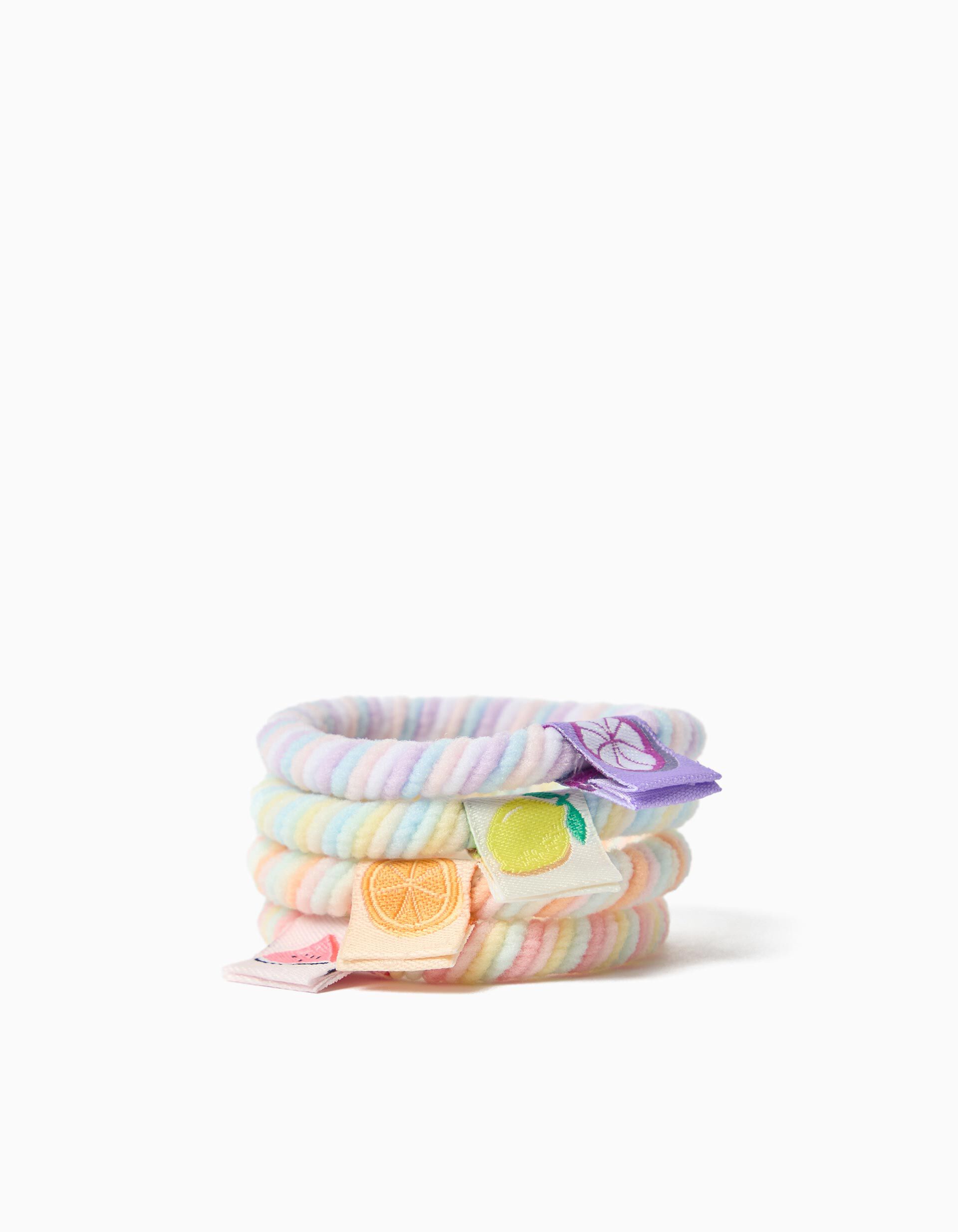 Comprar Online Pack 4 El&aacute;sticos, Menina, Multicor