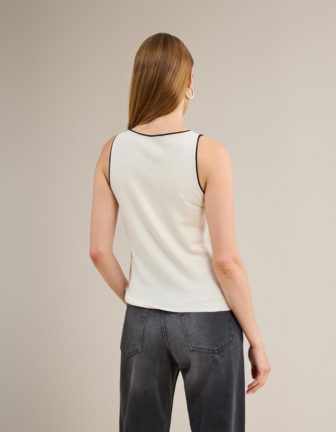 Tank Top, Mulher, Cru