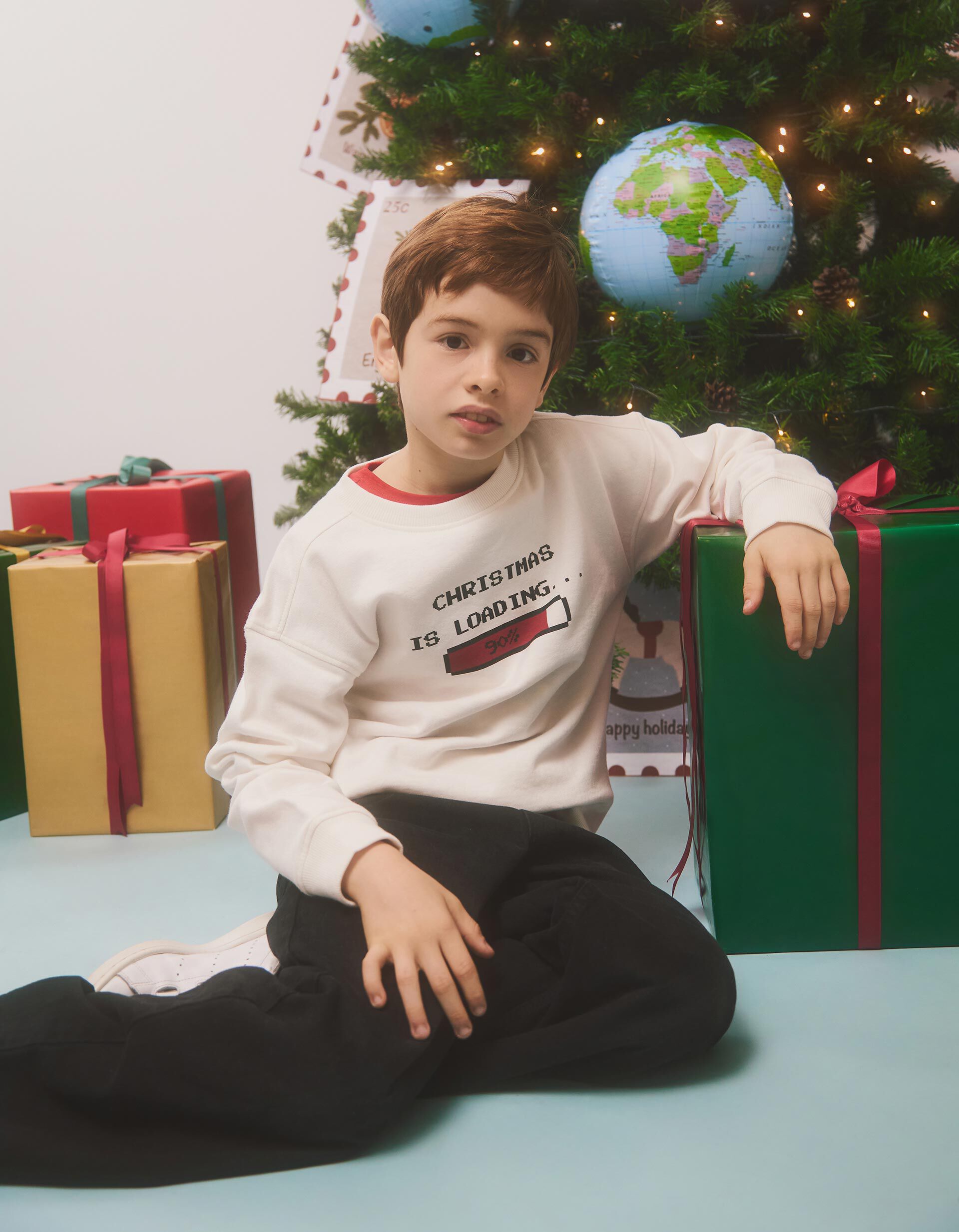 Comprar Online Sweatshirt de Natal, Menino, Branco