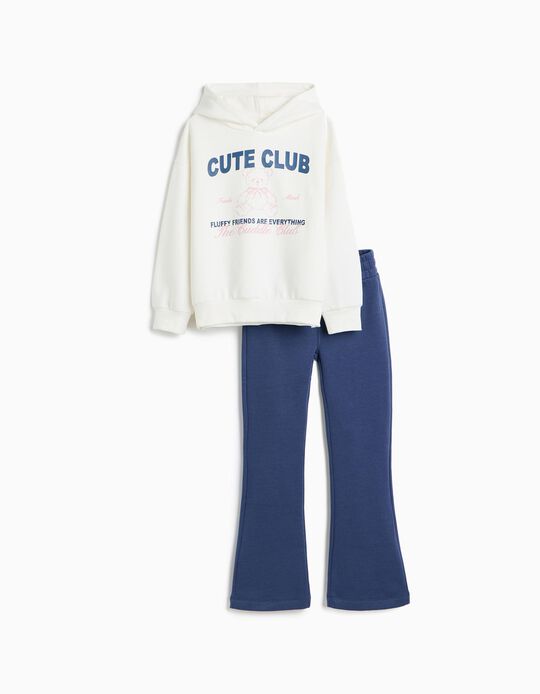 Comprar Online Conjunto De Felpa, Menina, Marinho Claro