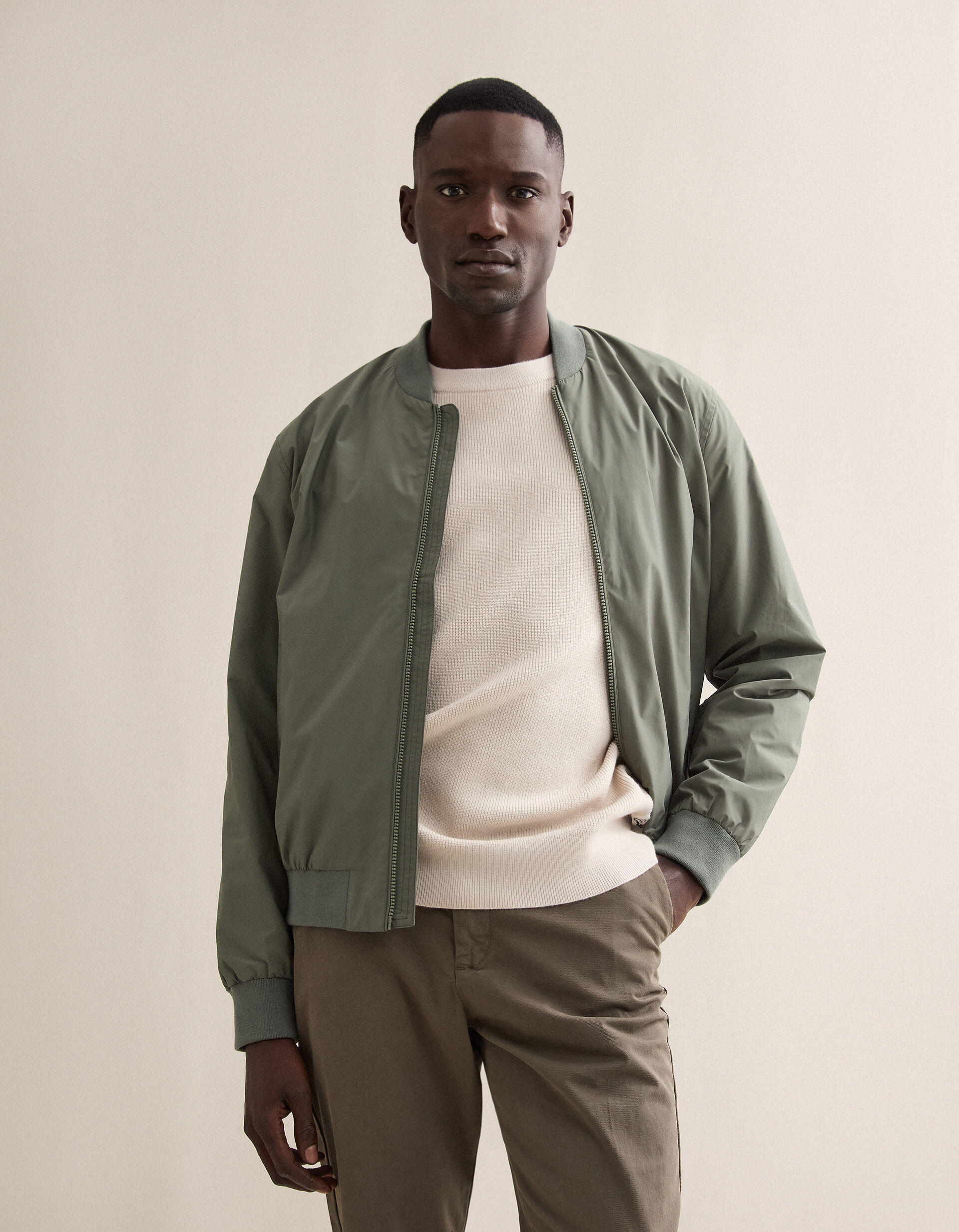 Comprar Online Casaco Bomber, Homem, Cinzento