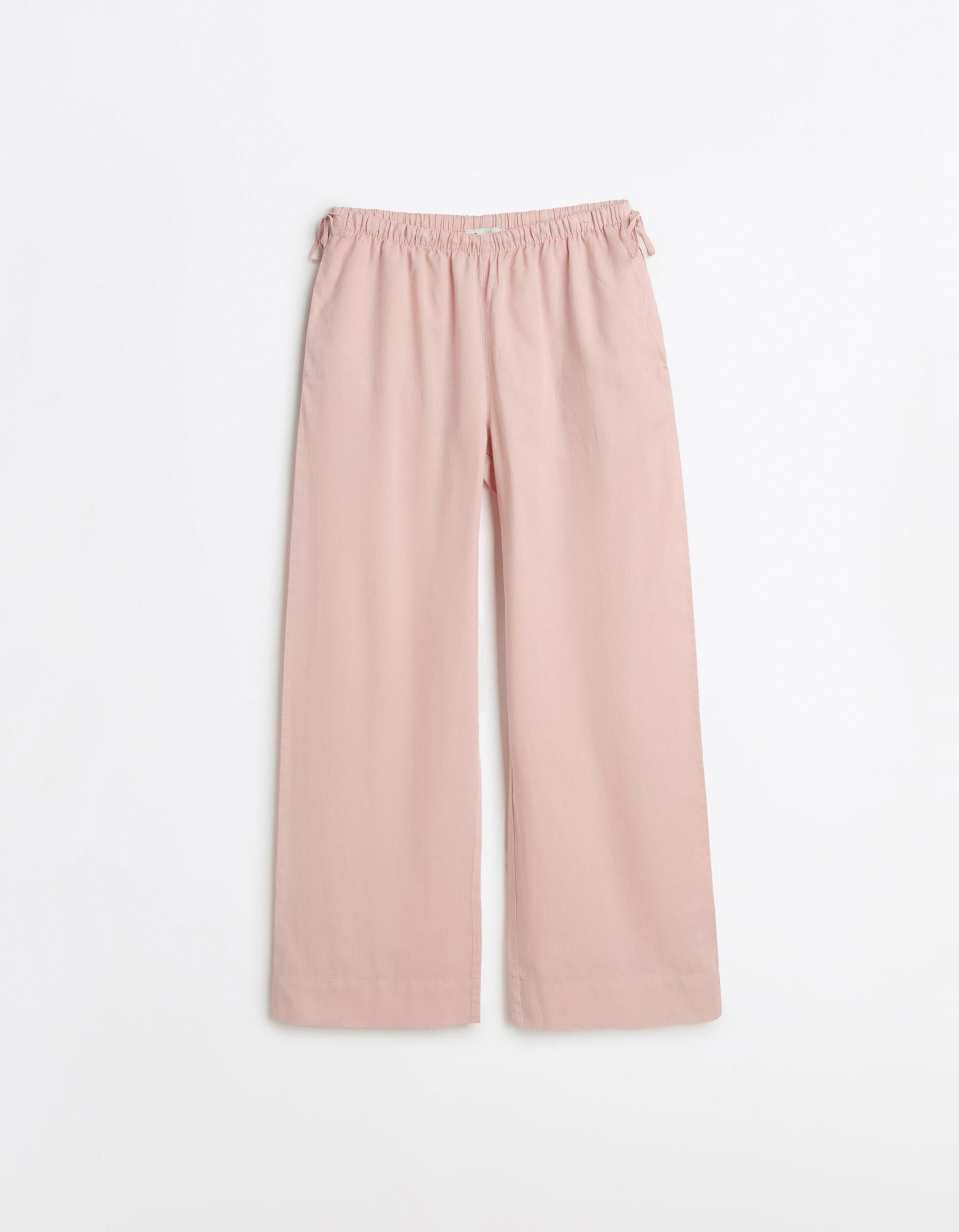 Comprar Online Cal&ccedil;as com Linho, Mulher, Rosa