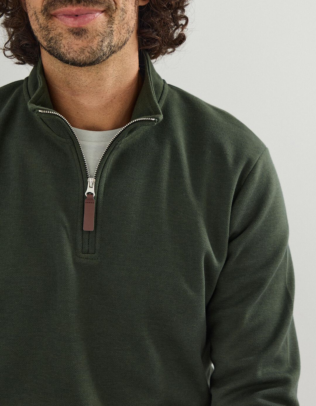 Sweatshirt de Felpa, Homem, Verde Escuro