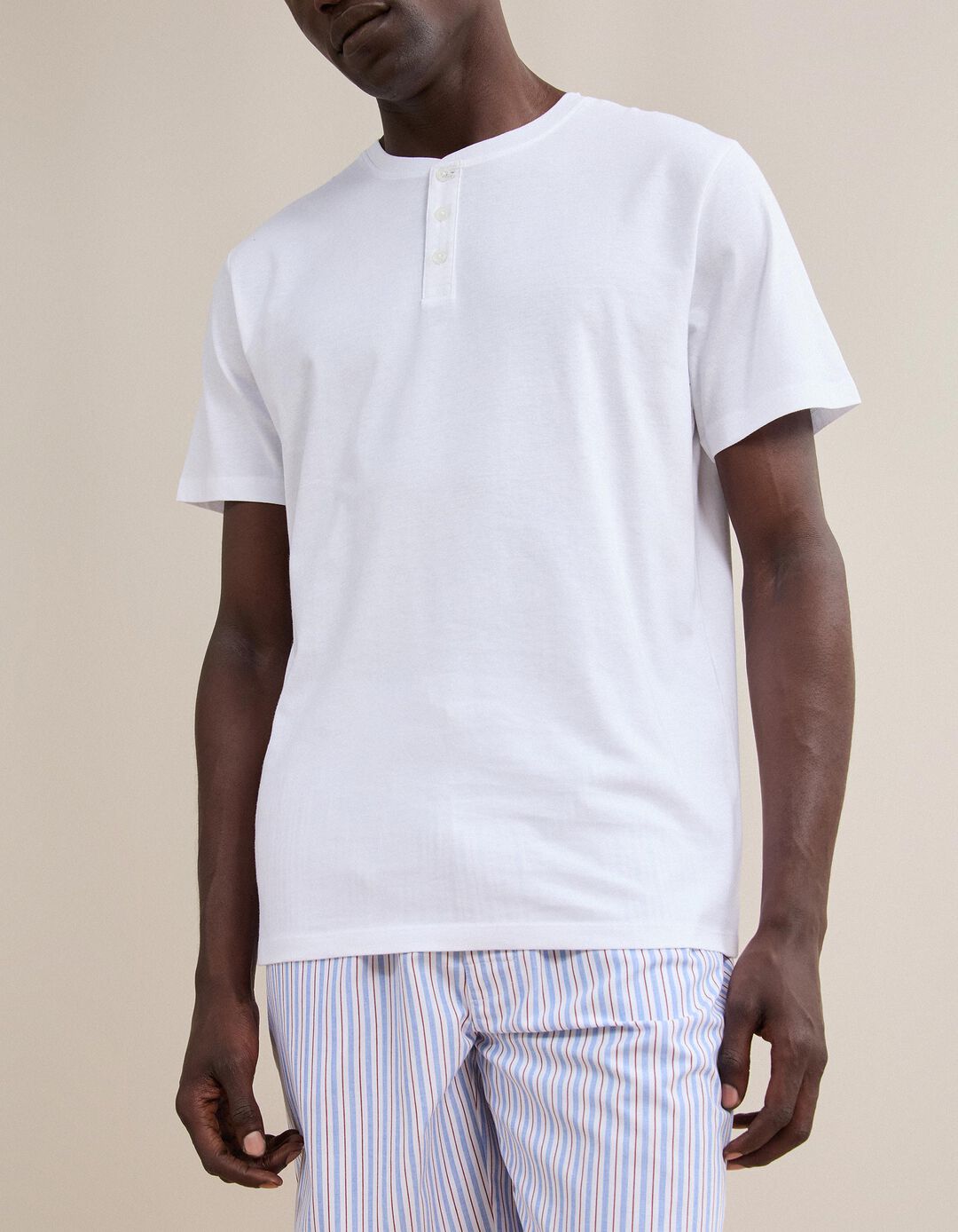 Pijama Jersey, Homem, Branco