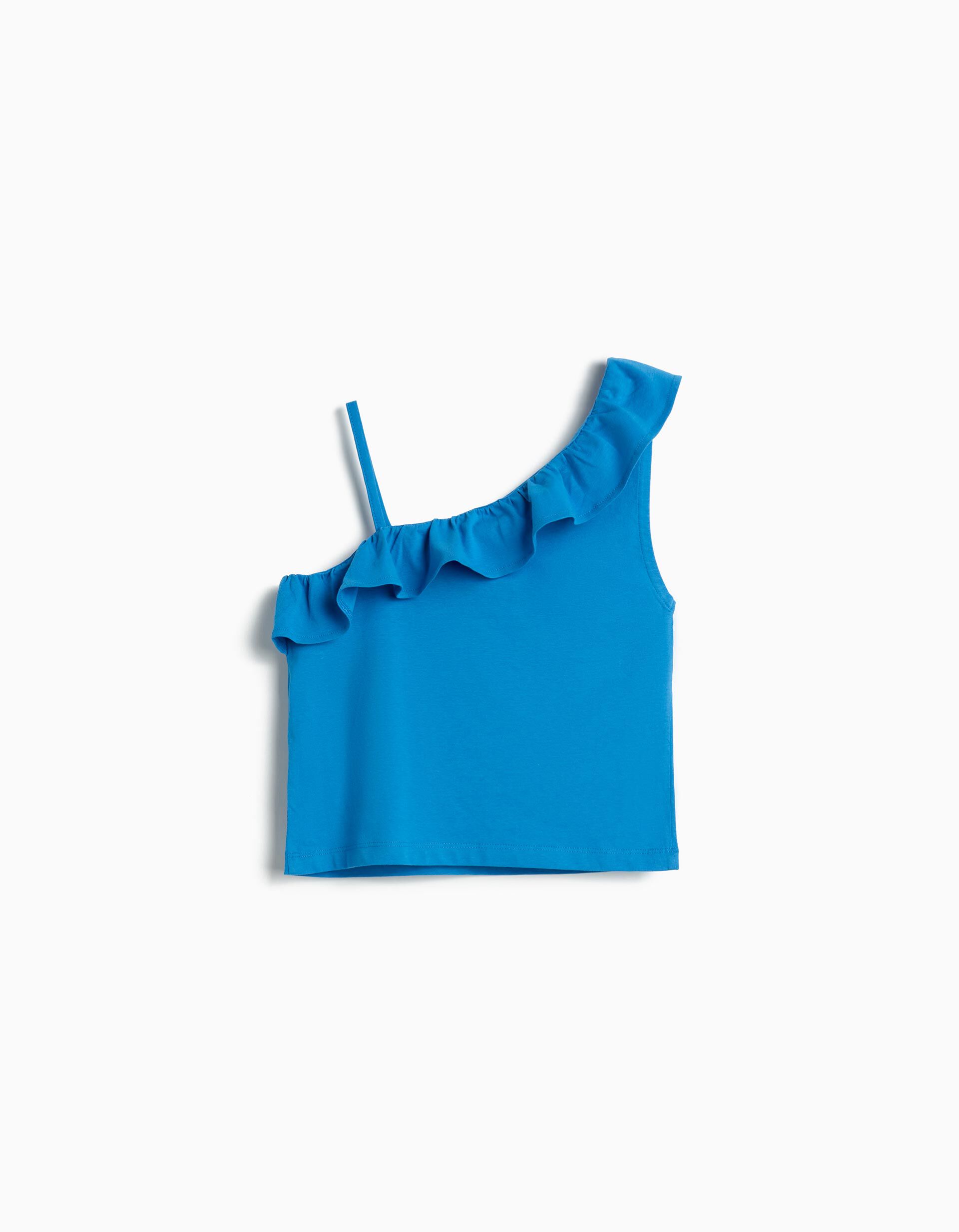 Comprar Online Top Folho, Menina, Azul
