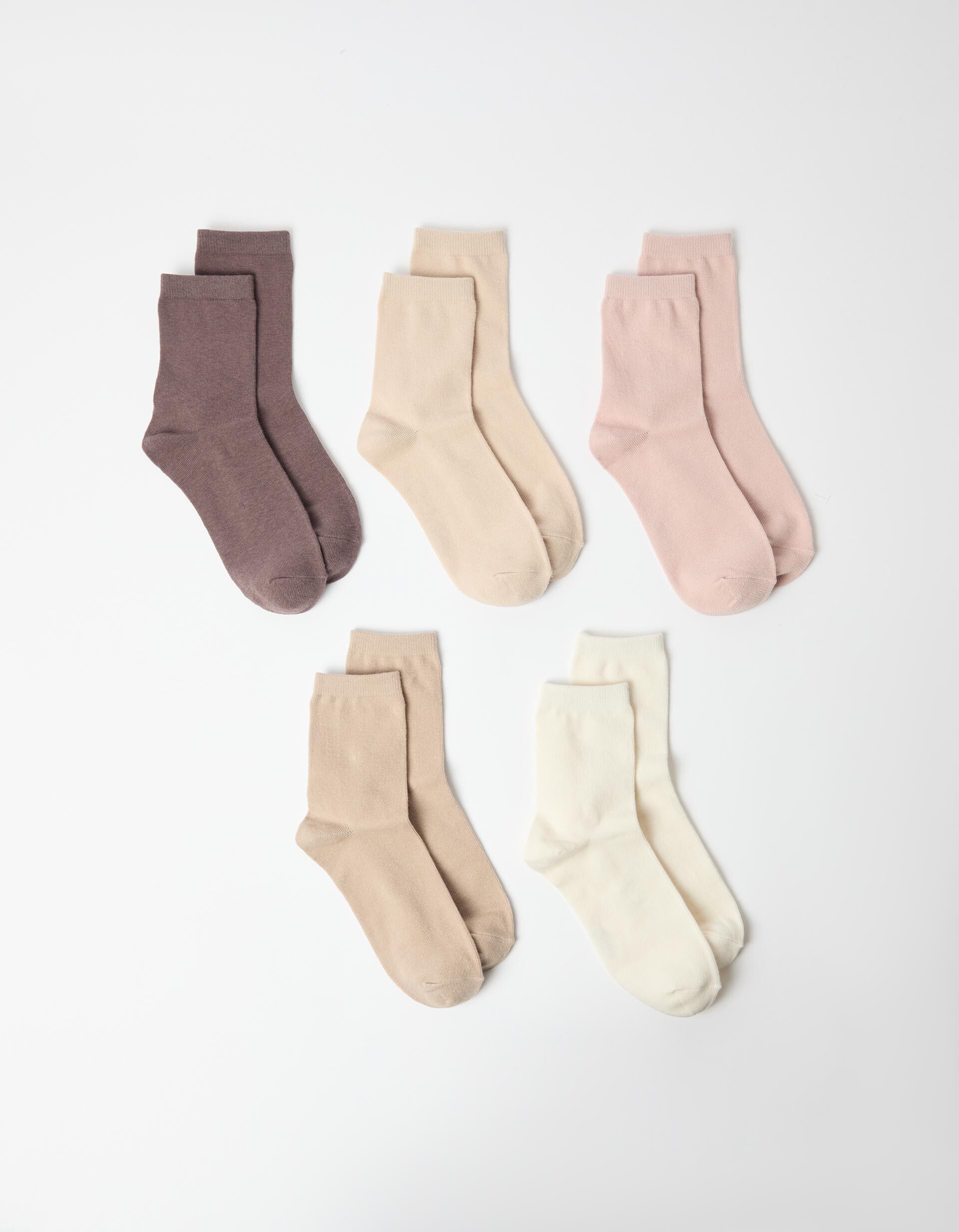 Comprar Online Pack 5 Pares de Meias, Mulher, Multicor