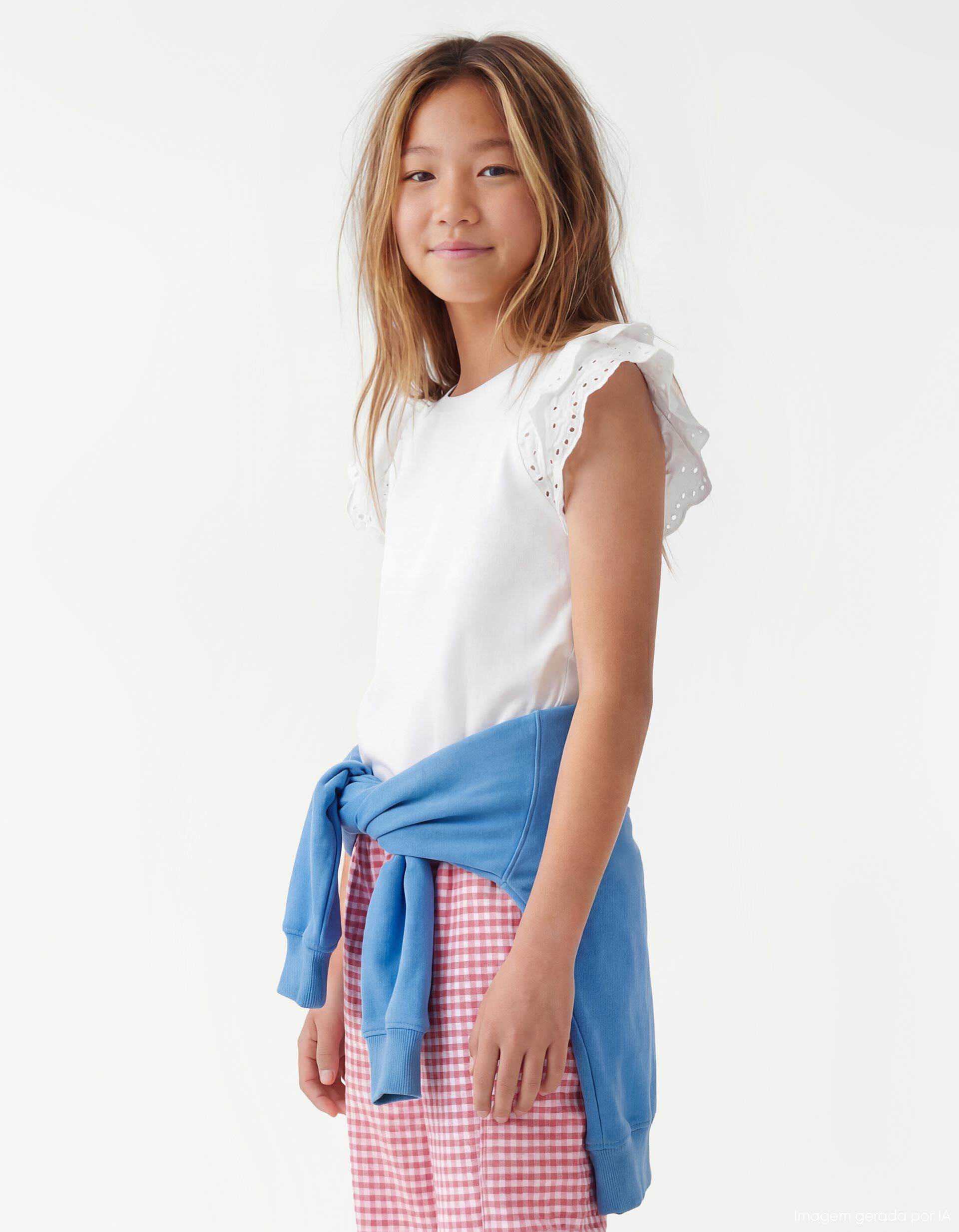 Comprar Online T-shirt, Menina, Branco