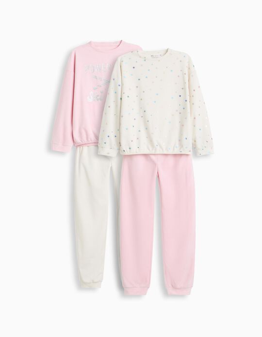 Comprar Online Pack 2 Pijamas Veludo, Menina, Multicor