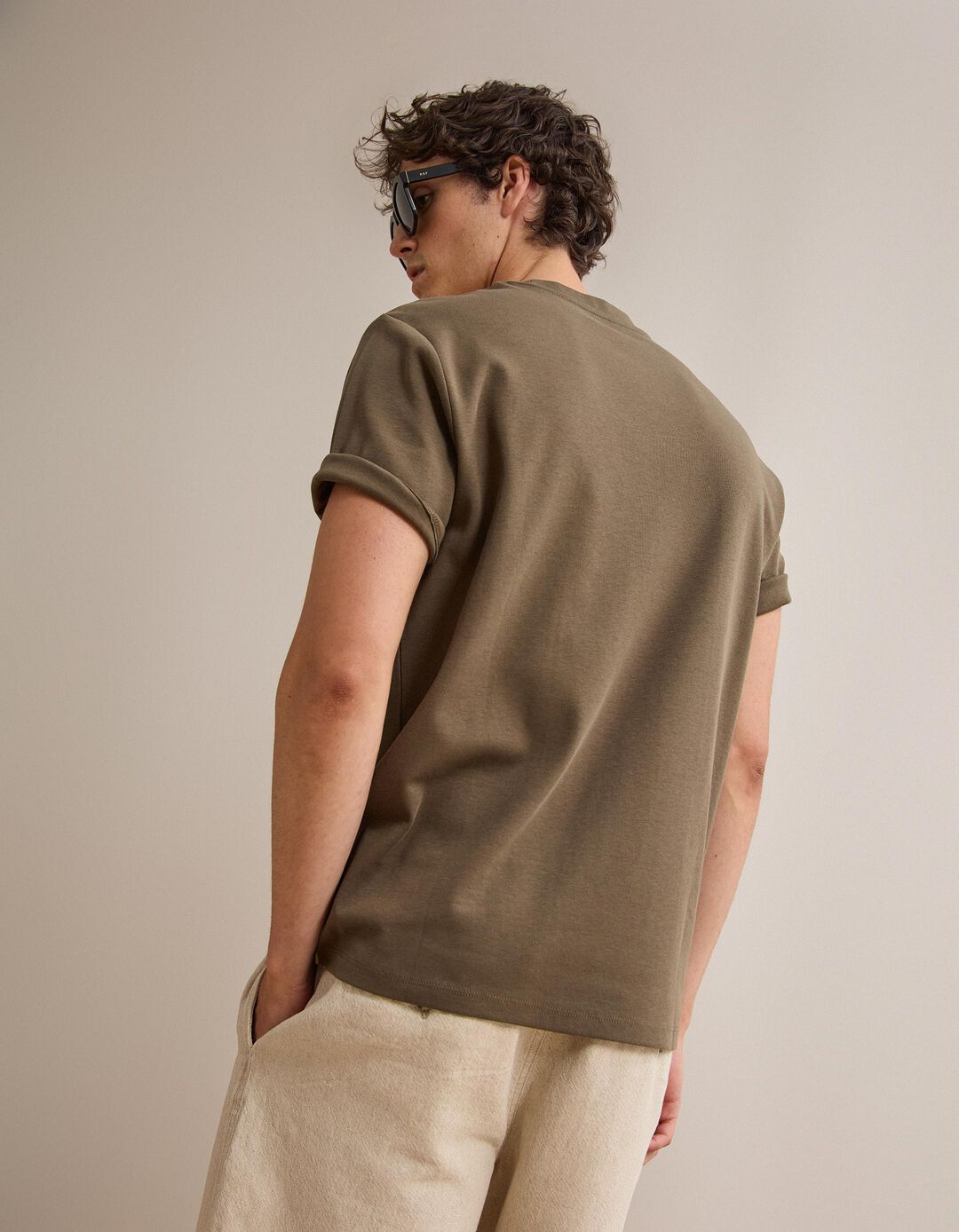 T-shirt Interlock, Homem, Verde