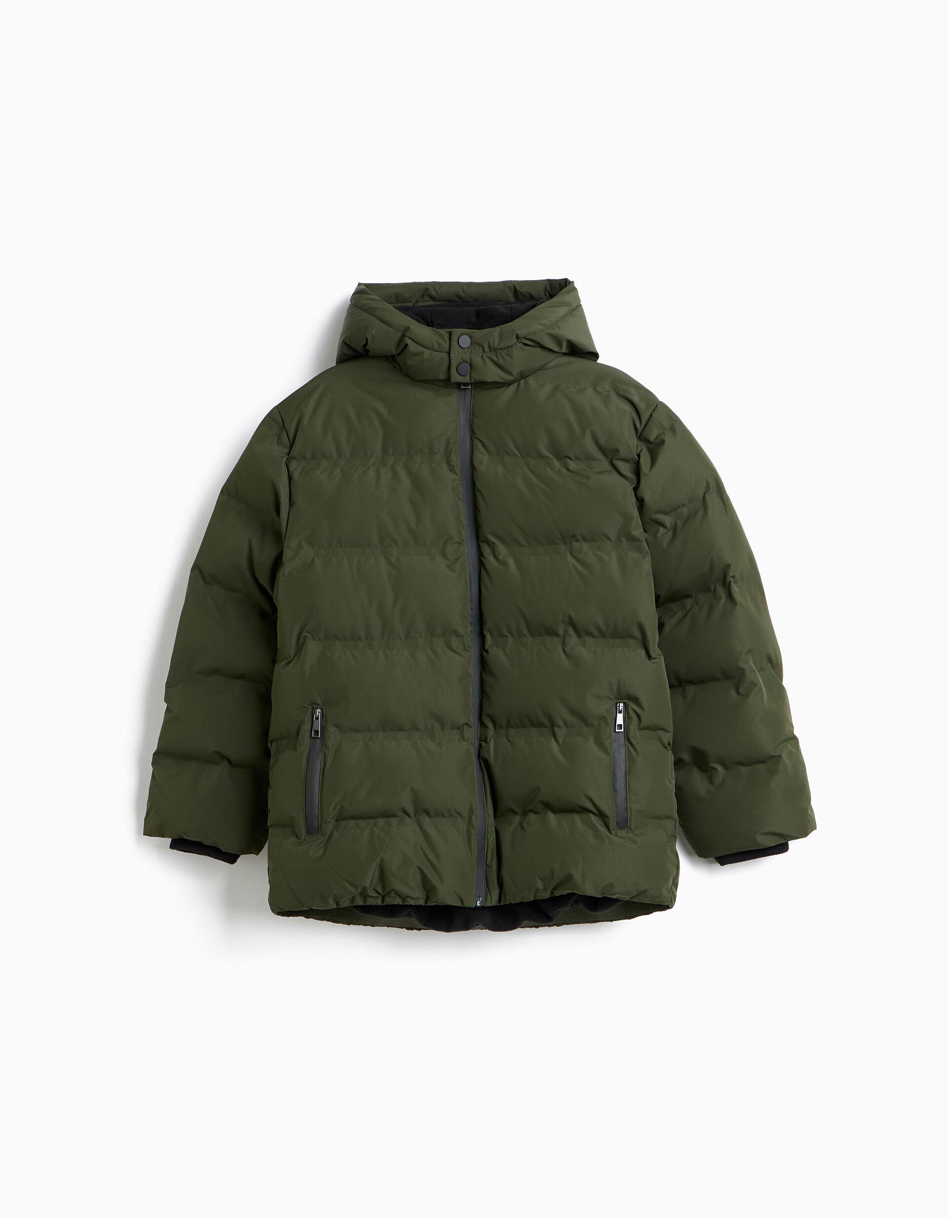 Comprar Online Casaco Acolchoado Com Capuz, Menino, Verde Escuro
