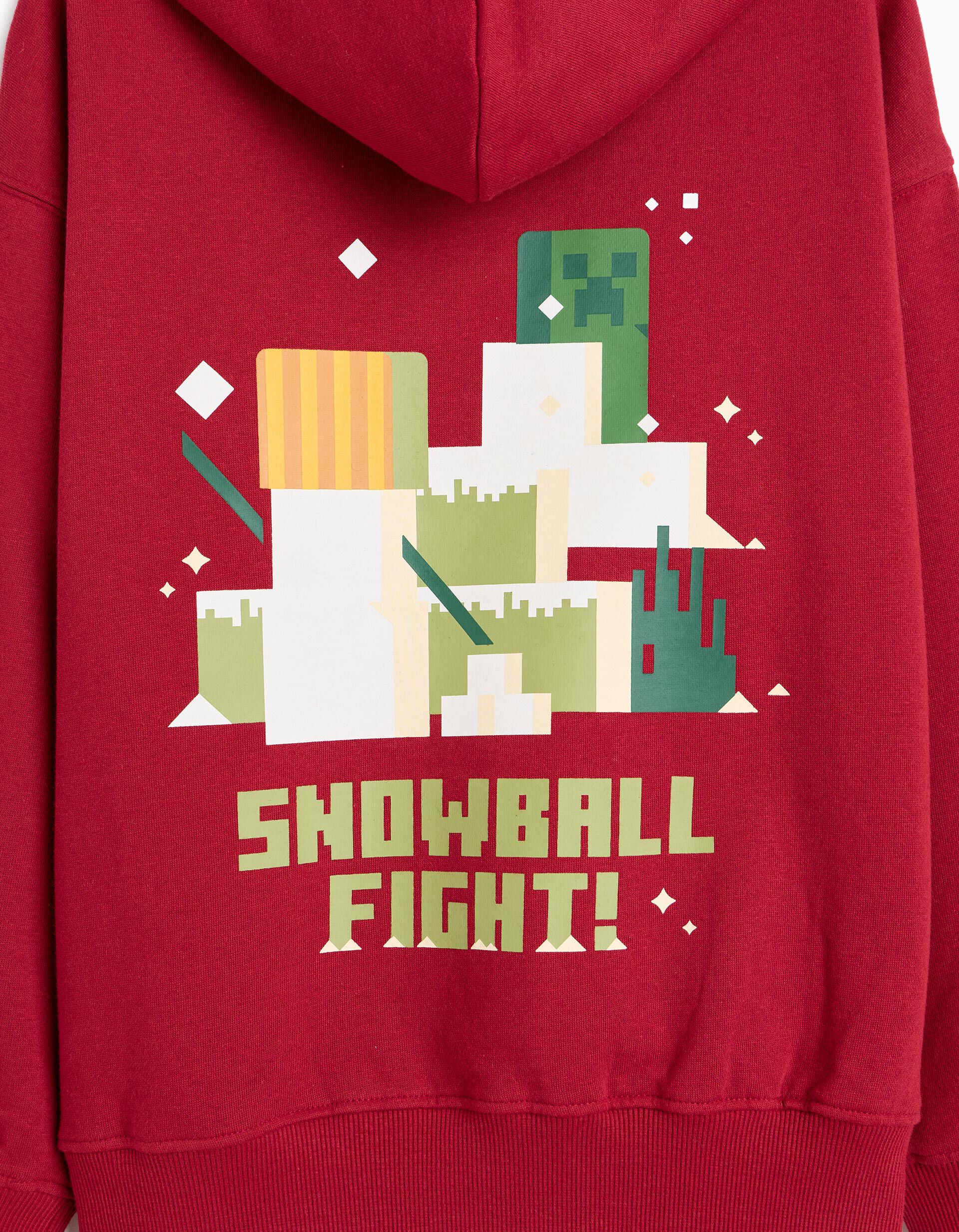 Comprar Online Sweatshirt Cardada 'Minecraft', Menino, Vermelho