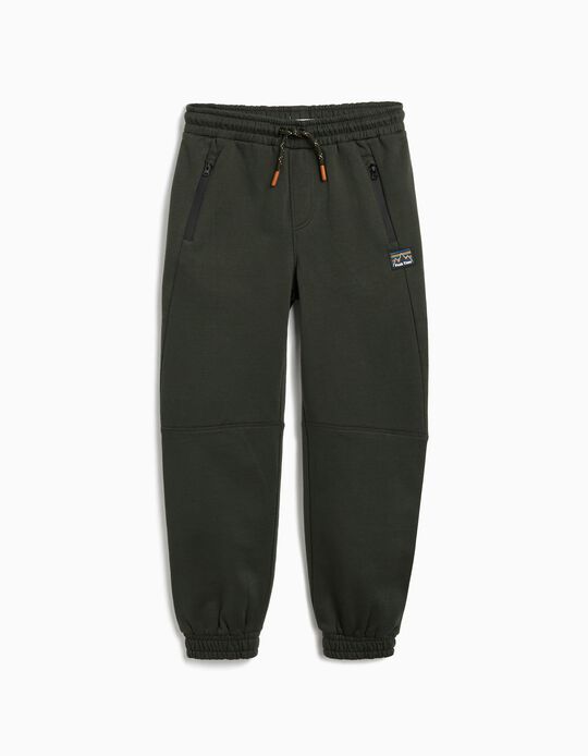 Comprar Online Calças de Jogging com Algodão, Menino, Verde Escuro