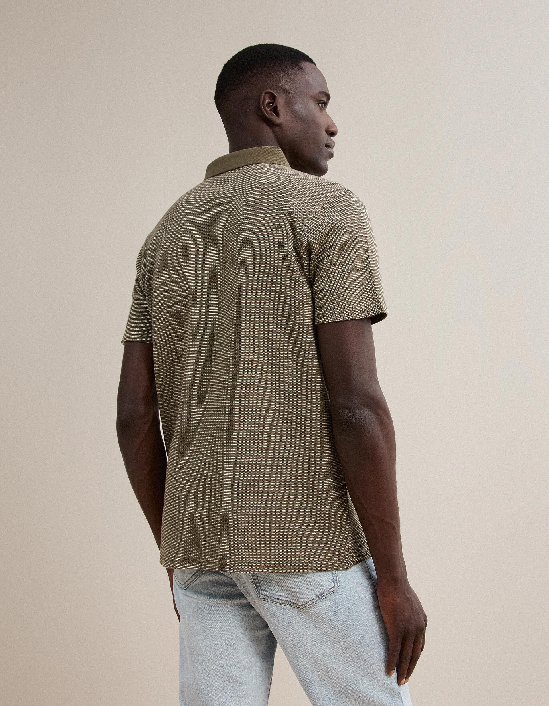 Comprar Online Polo Waffle, Homem, Verde Escuro
