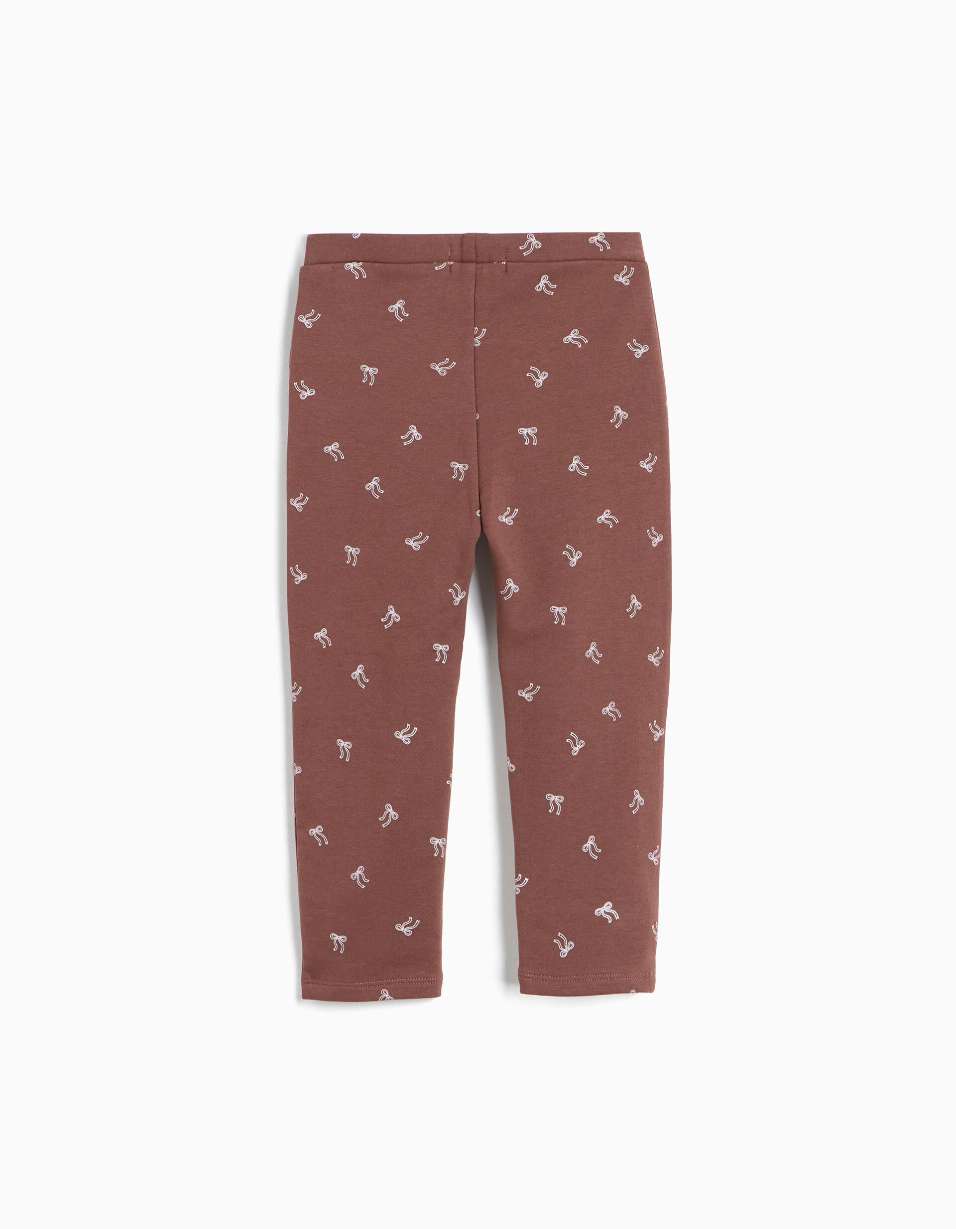 Comprar Online Leggings Com Interior Cardado, Menina, Castanho Escuro