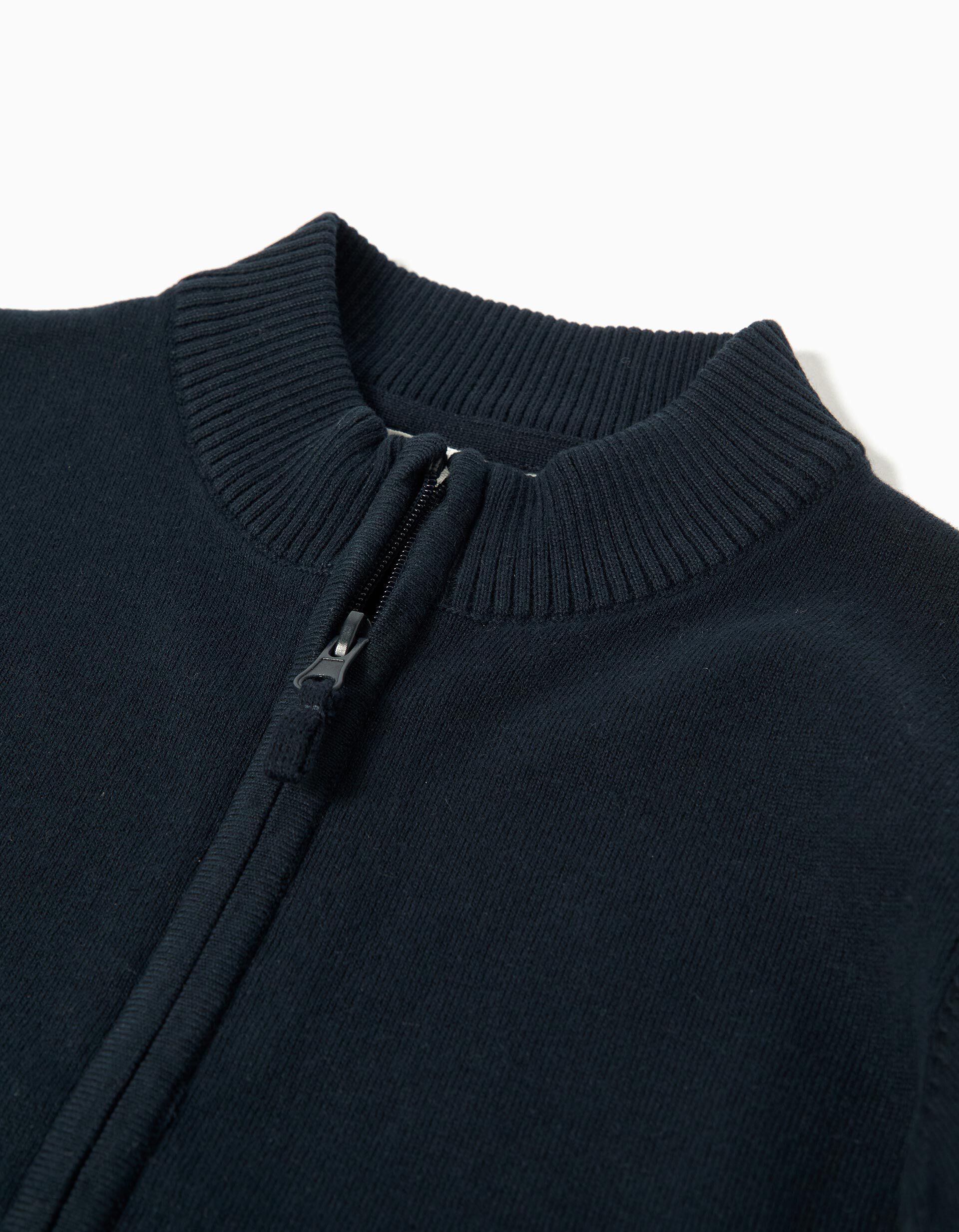 Comprar Online Casaco de Malha, Menino, Azul Escuro