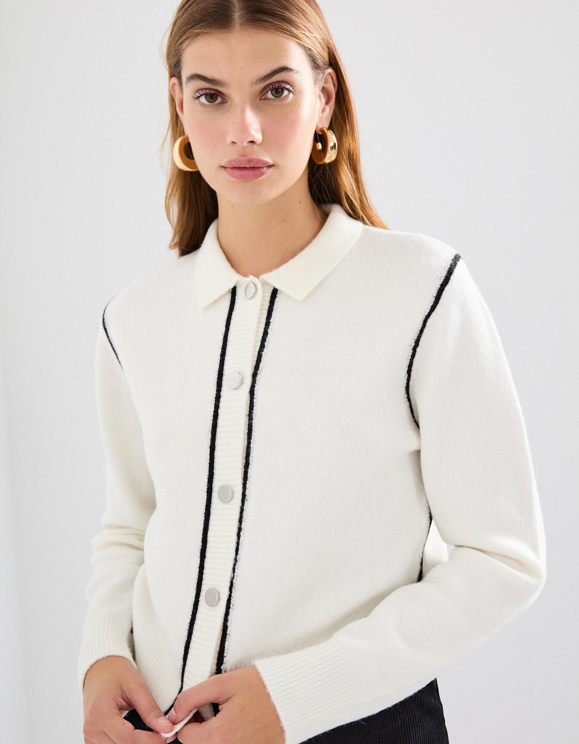 Comprar Online Casaco de Malha, Mulher, Branco