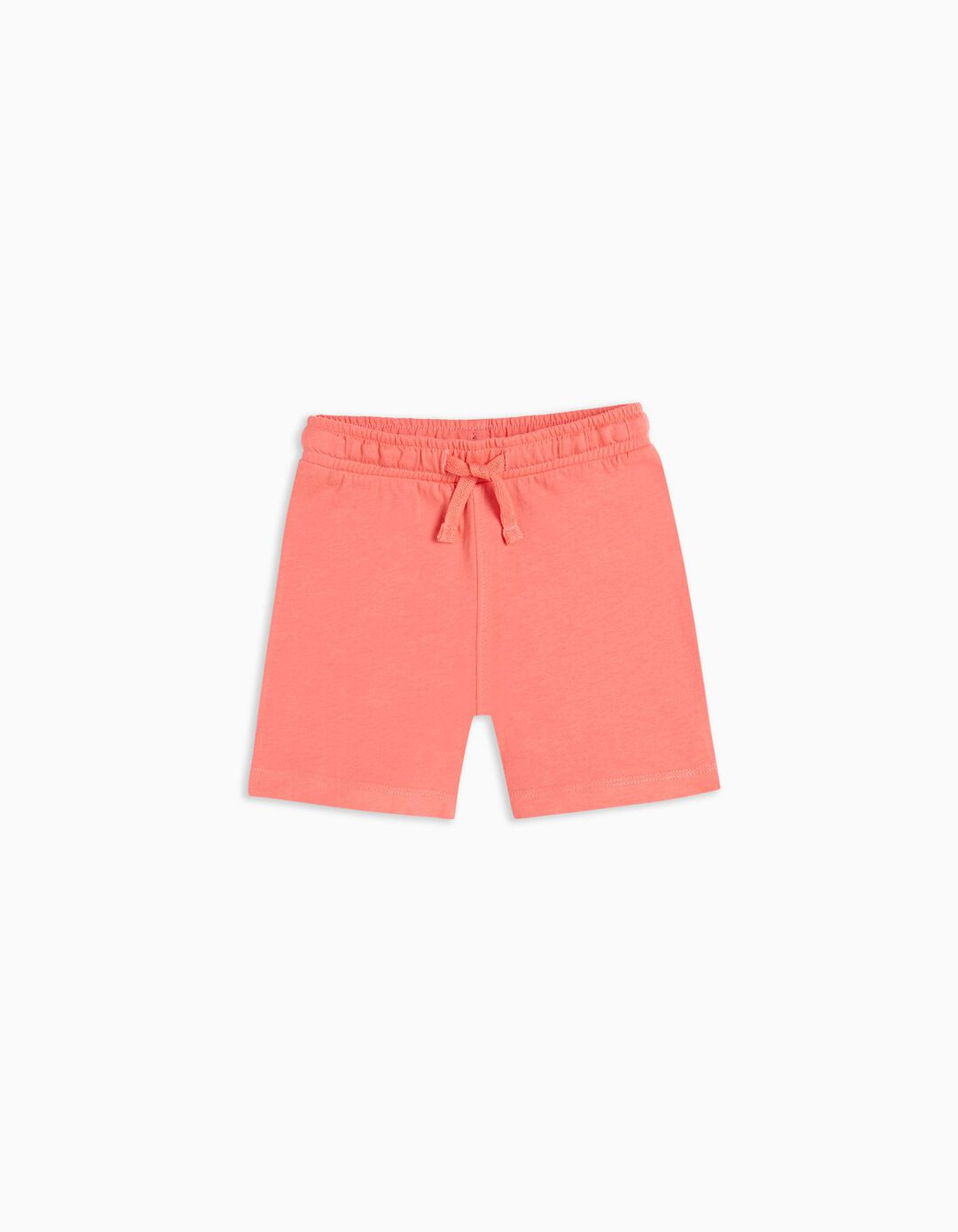 Drawstring Fleece Shorts, Baby Boys, Pink