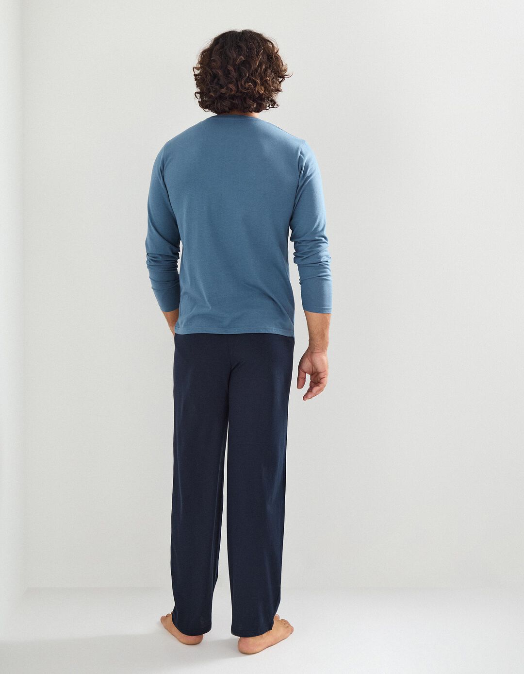 Pijama Jersey, Homem, Azul Escuro  