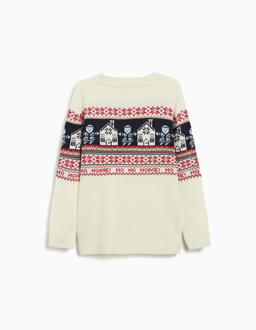 Camisola Natal de Malha, Menino, Multicor 