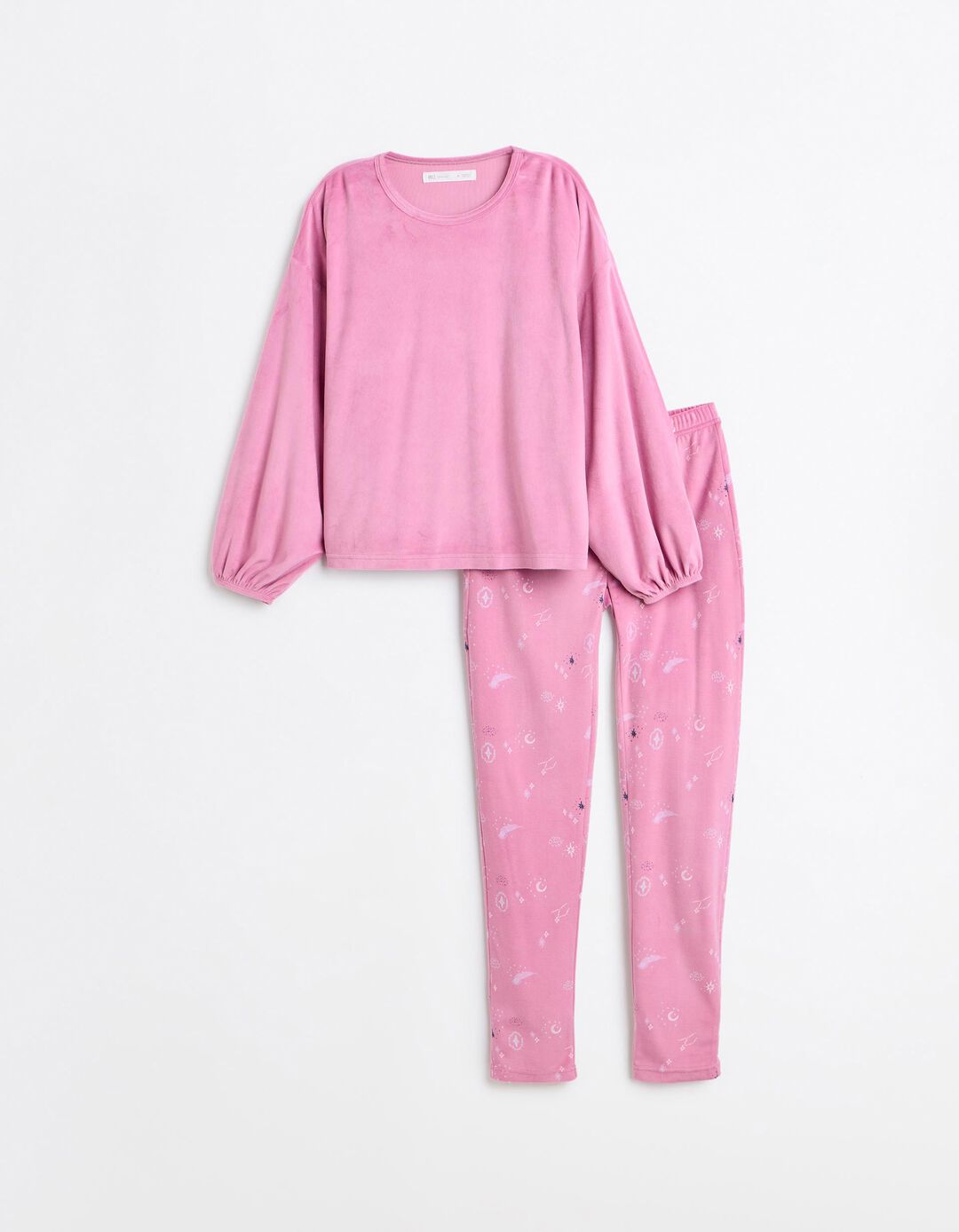 Pijama Aveludado, Mulher, Rosa