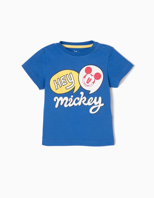 T-shirt Azul Hey Mickey