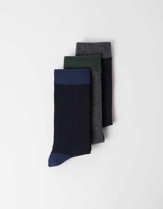 Comprar Online Pack 3 Pares De Meias, Homem, Multicolor