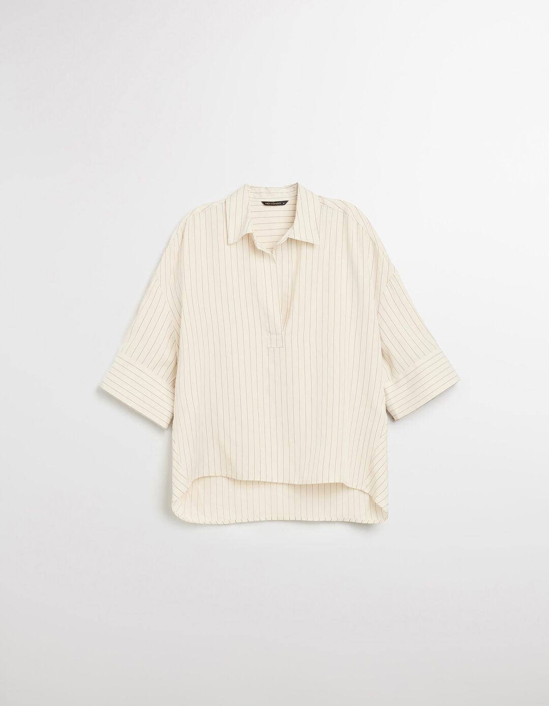 Blusa Liocel de Riscas, Mulher, Bege
