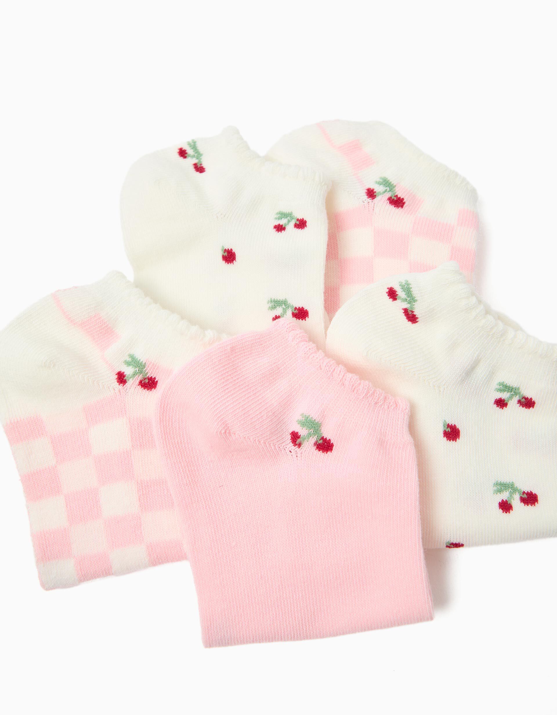 Comprar Online Pack 5 Pares de Meias, Menina, Multicor