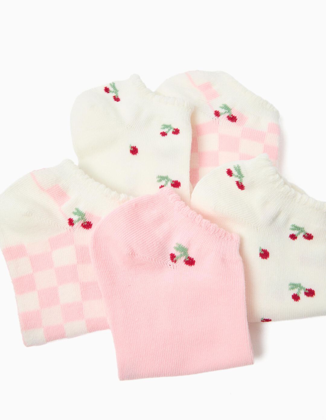 Pack 5 Pares de Meias, Menina, Multicor