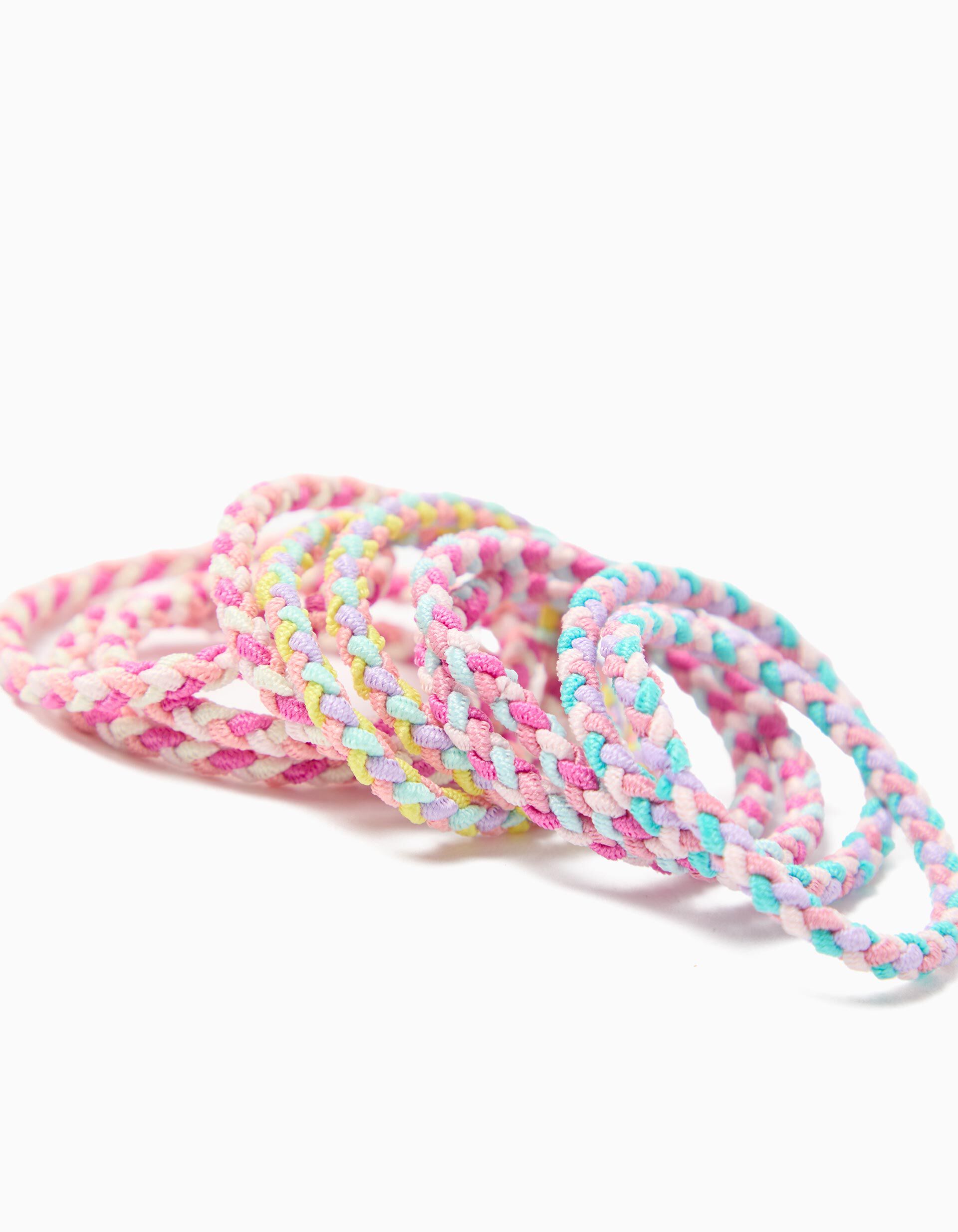 Comprar Online Pack 10 El&aacute;sticos de Cabelo, Menina, Multicor