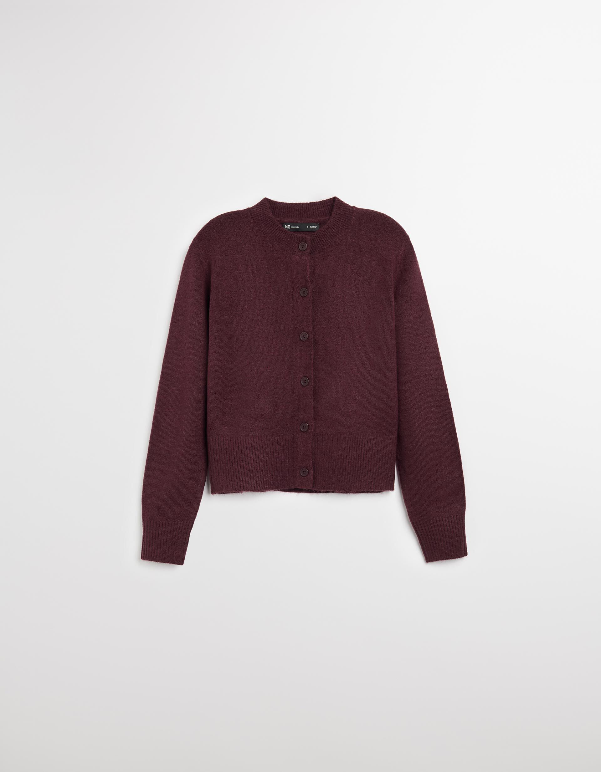 Comprar Online Casaco de Malha, Mulher, Vermelho Escuro