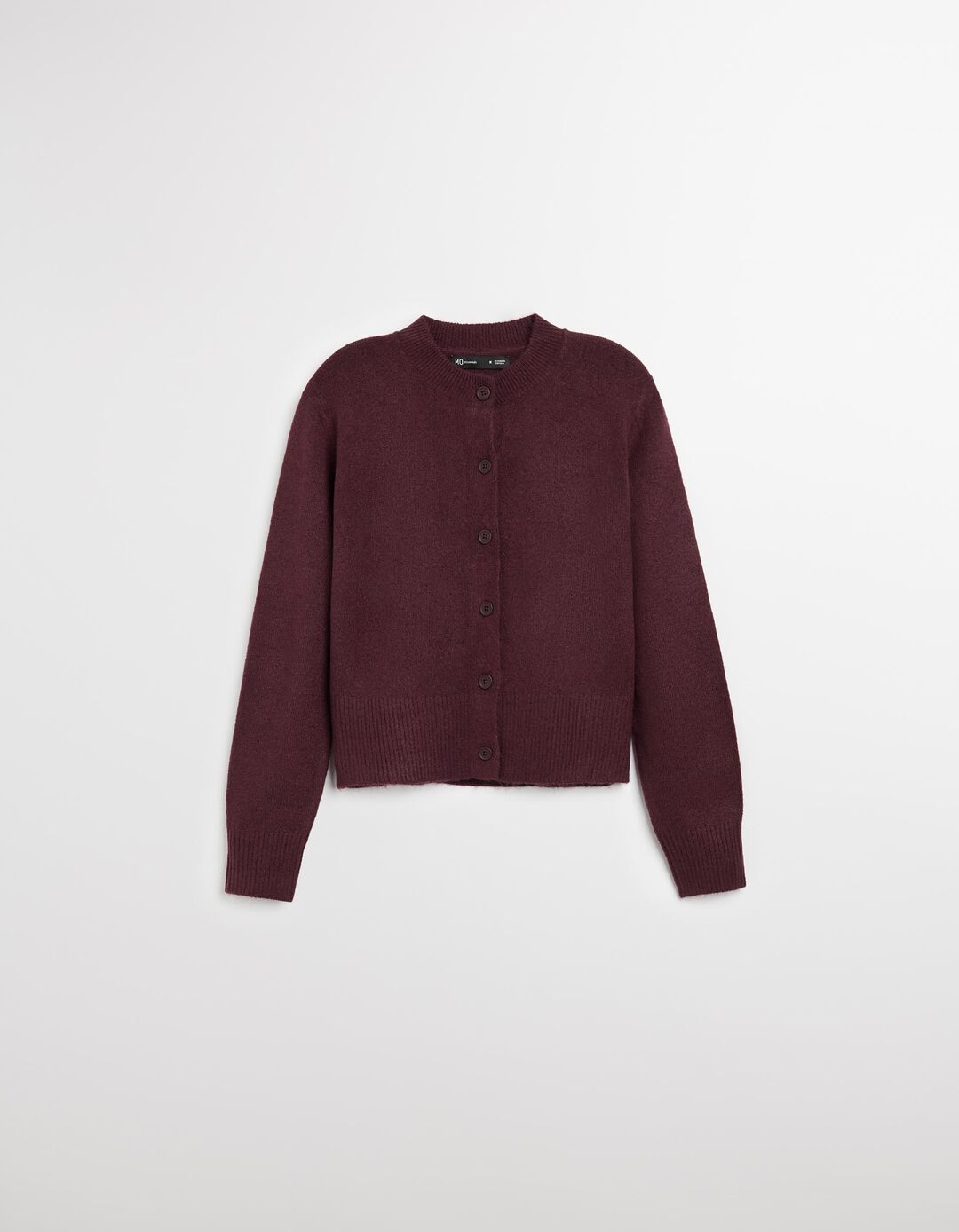 Casaco de Malha, Mulher, Vermelho Escuro