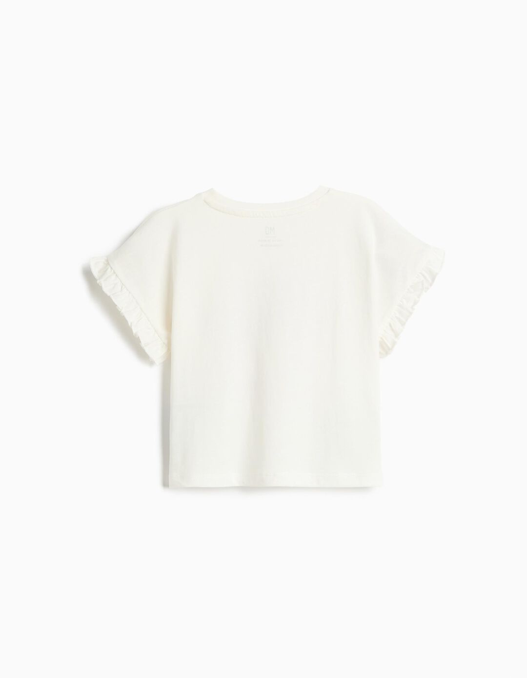 T-shirt Estampada, Menina, Branco