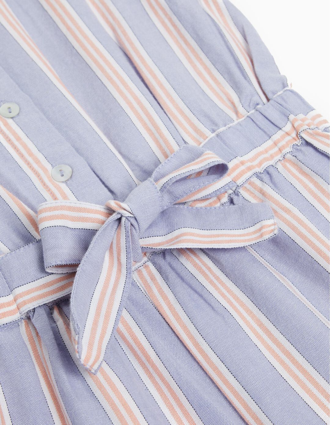 Striped Belted Jumpsuit, Girl, Multiple colors